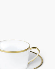 Raynaud Fontainebleau tea cup with saucer in Limoges porcelain - Buy now on ShopDecor - Discover the best products by RAYNAUD design