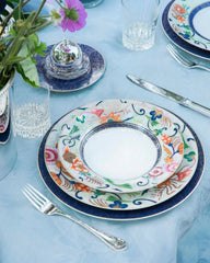 Raynaud Imari rim deep plate in Limoges porcelain - Buy now on ShopDecor - Discover the best products by RAYNAUD design