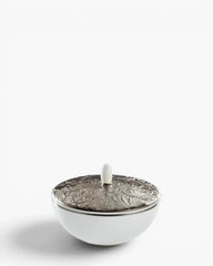 Raynaud Italian Renaissance sugar bowl in Limoges porcelain Platinum - Buy now on ShopDecor - Discover the best products by RAYNAUD design