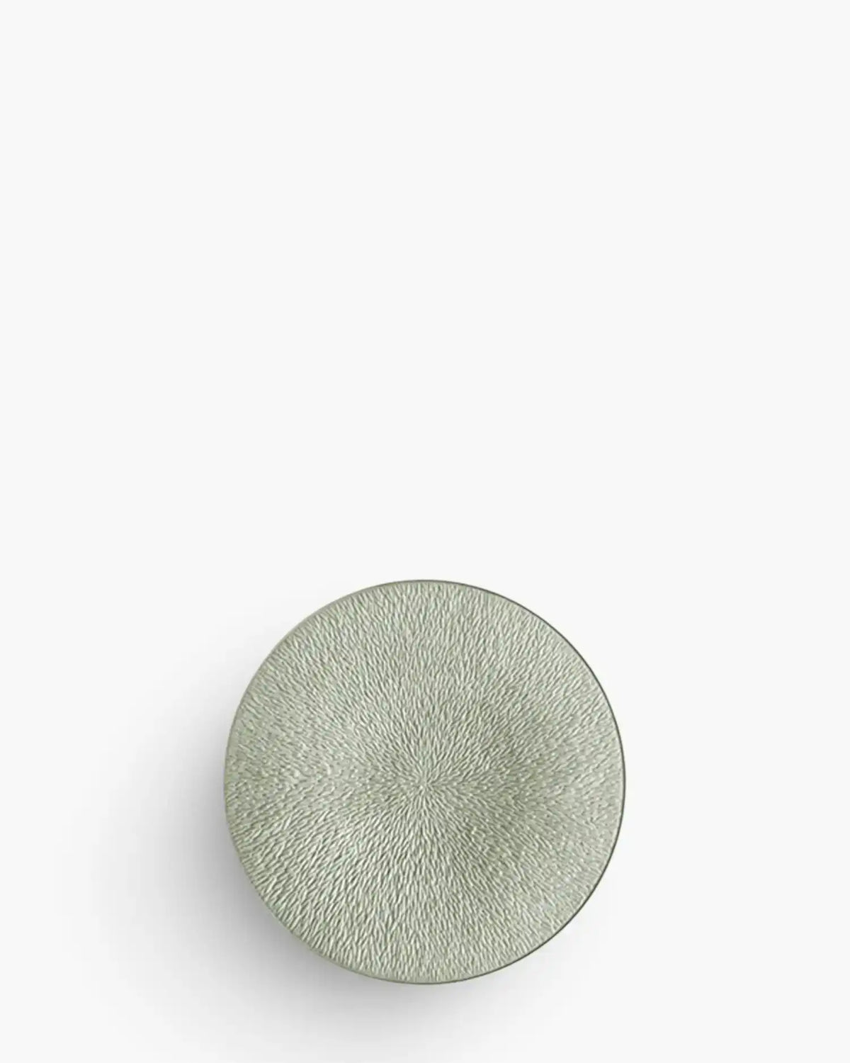 Raynaud Minéral fully engraved coupe dinner plate in Limoges porcelain with coloured decoration Iridescent celadon ∅ 16 cm - Buy now on ShopDecor - Discover the best products by RAYNAUD design