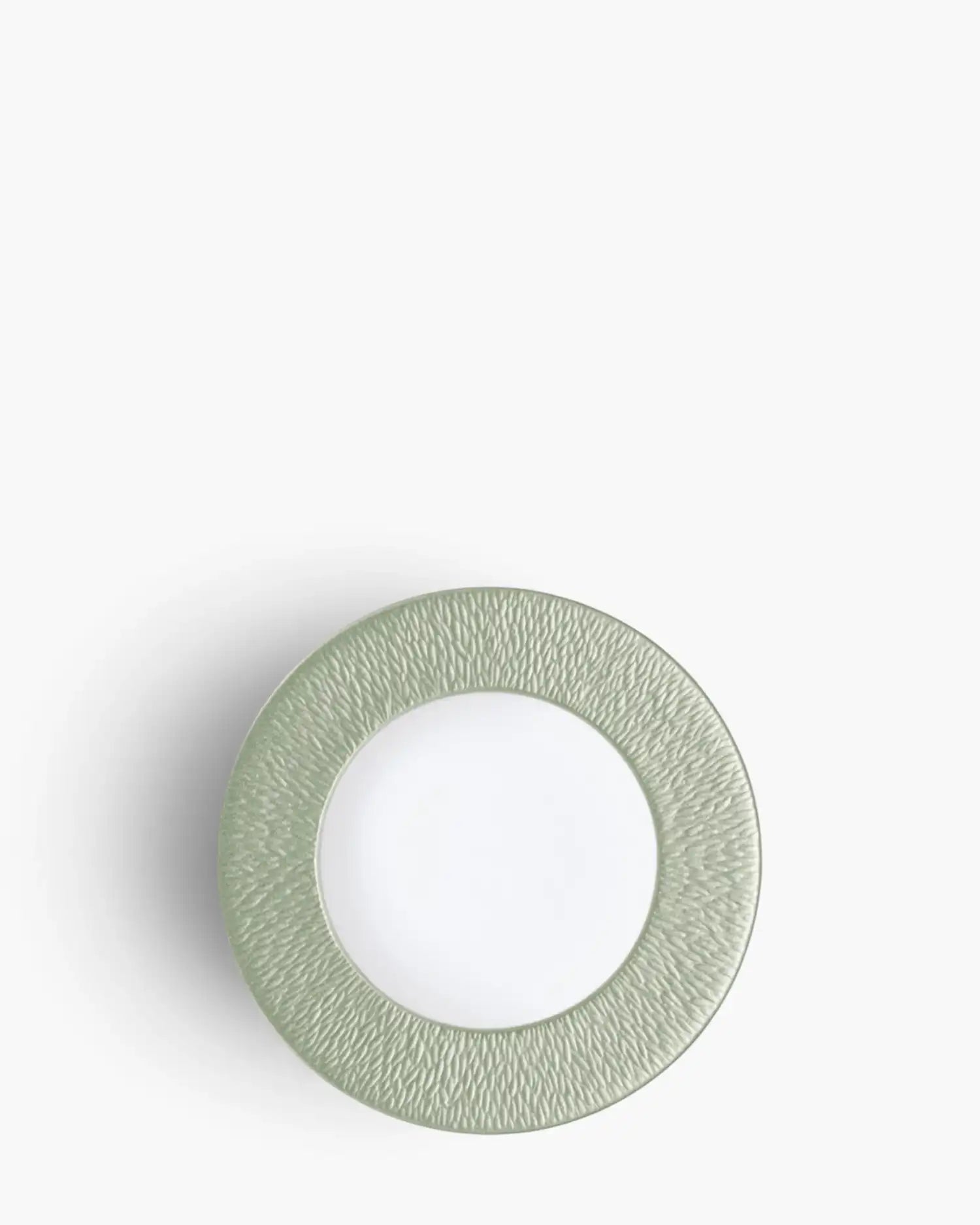 Raynaud Minéral coupe dinner plate in Limoges porcelain with coloured decoration Iridescent celadon ∅ 22 cm - Buy now on ShopDecor - Discover the best products by RAYNAUD design