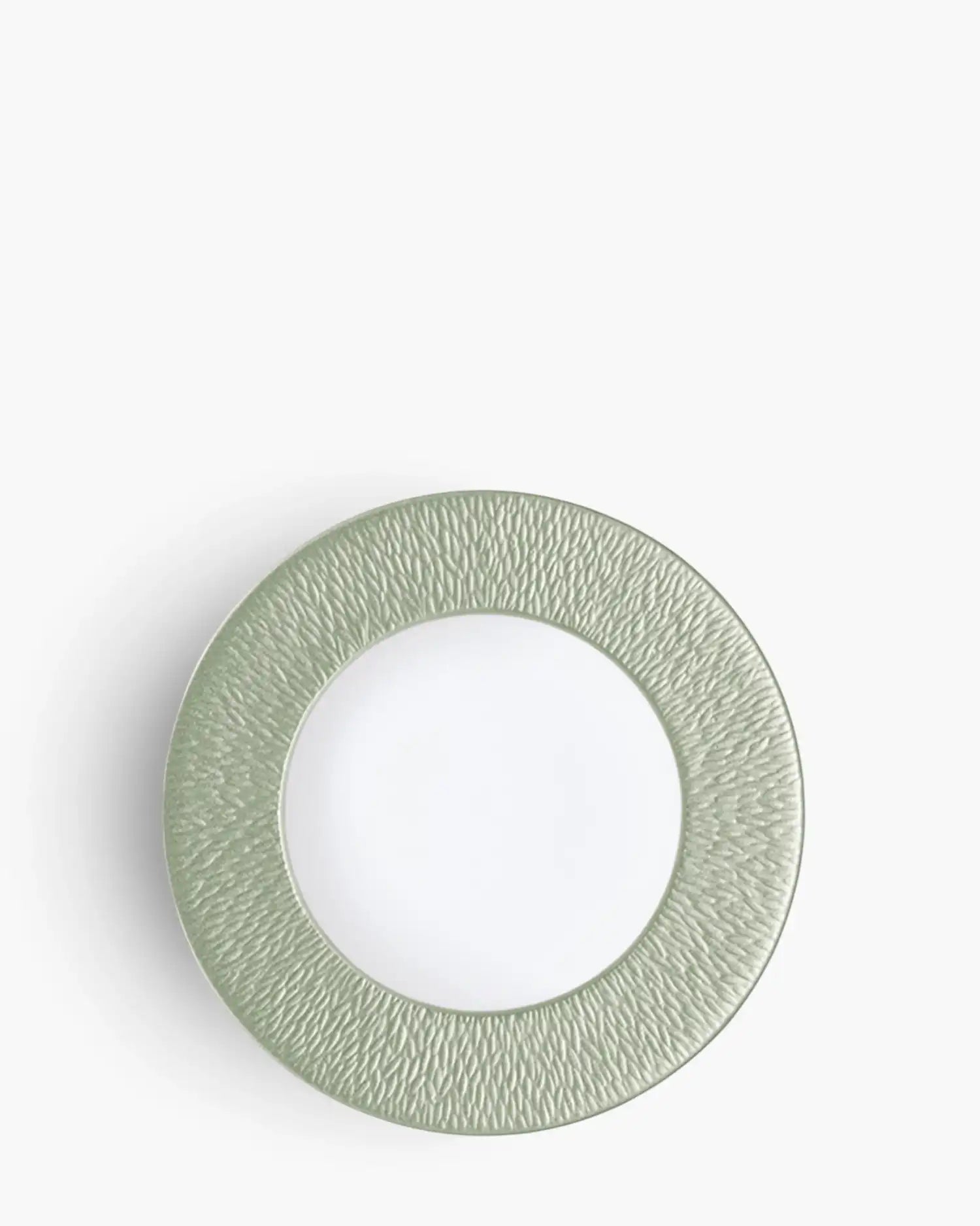 Raynaud Minéral coupe dinner plate in Limoges porcelain with coloured decoration Iridescent celadon ∅ 27 cm - Buy now on ShopDecor - Discover the best products by RAYNAUD design