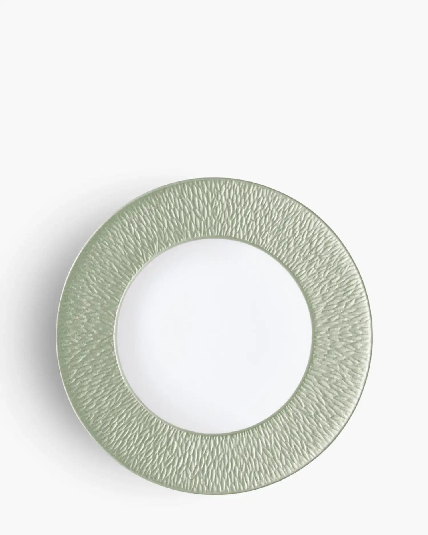 Raynaud Minéral coupe dinner plate in Limoges porcelain with coloured decoration Iridescent celadon ∅ 32 cm - Buy now on ShopDecor - Discover the best products by RAYNAUD design