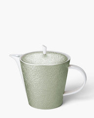 Raynaud Minéral tea/coffee pot in Limoges porcelain with coloured decoration Iridescent celadon 81 cl - Buy now on ShopDecor - Discover the best products by RAYNAUD design