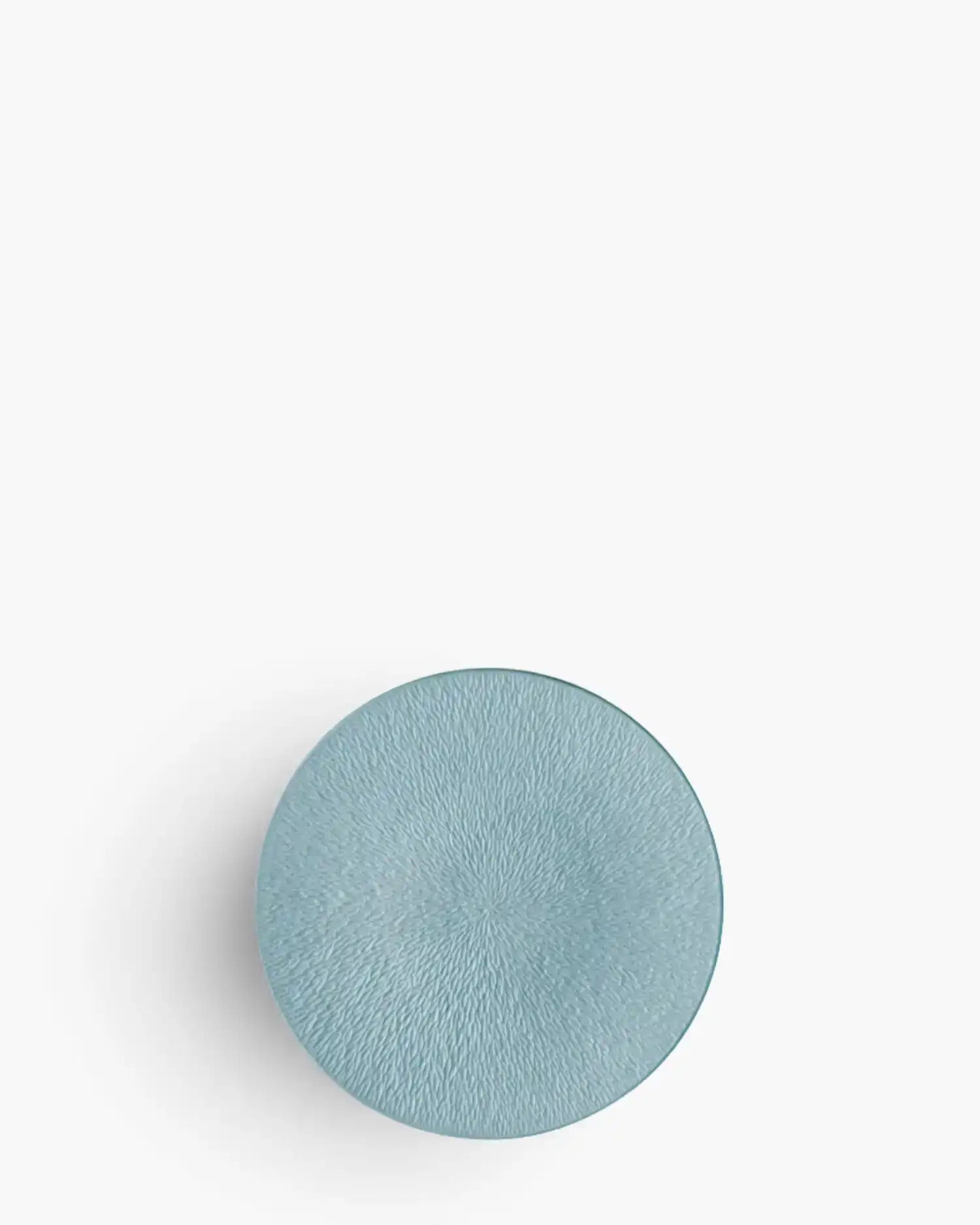 Raynaud Minéral fully engraved coupe dinner plate in Limoges porcelain with coloured decoration Ciel iridescent sky blue ∅ 16 cm - Buy now on ShopDecor - Discover the best products by RAYNAUD design