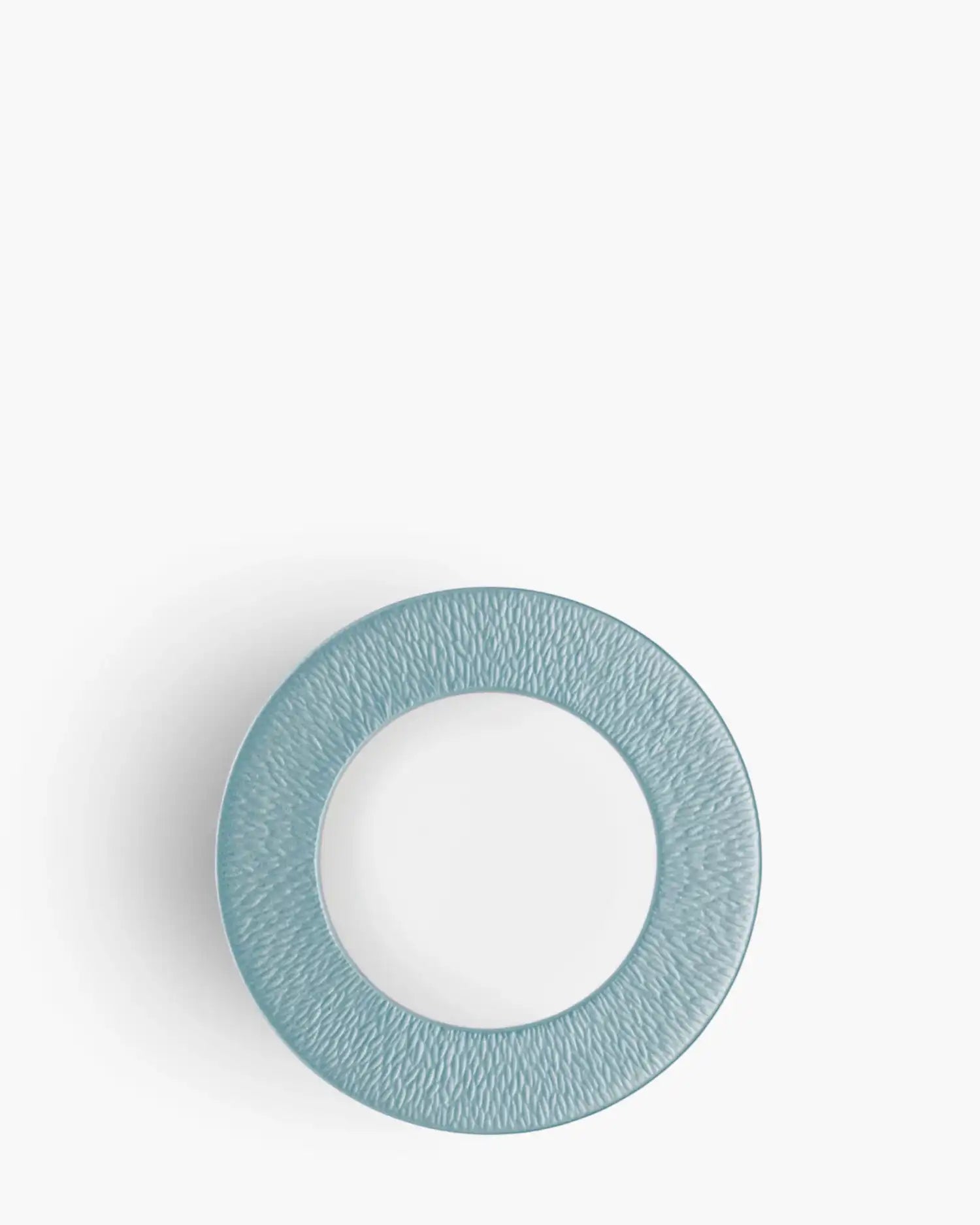 Raynaud Minéral coupe dinner plate in Limoges porcelain with coloured decoration Ciel iridescent sky blue ∅ 22 cm - Buy now on ShopDecor - Discover the best products by RAYNAUD design