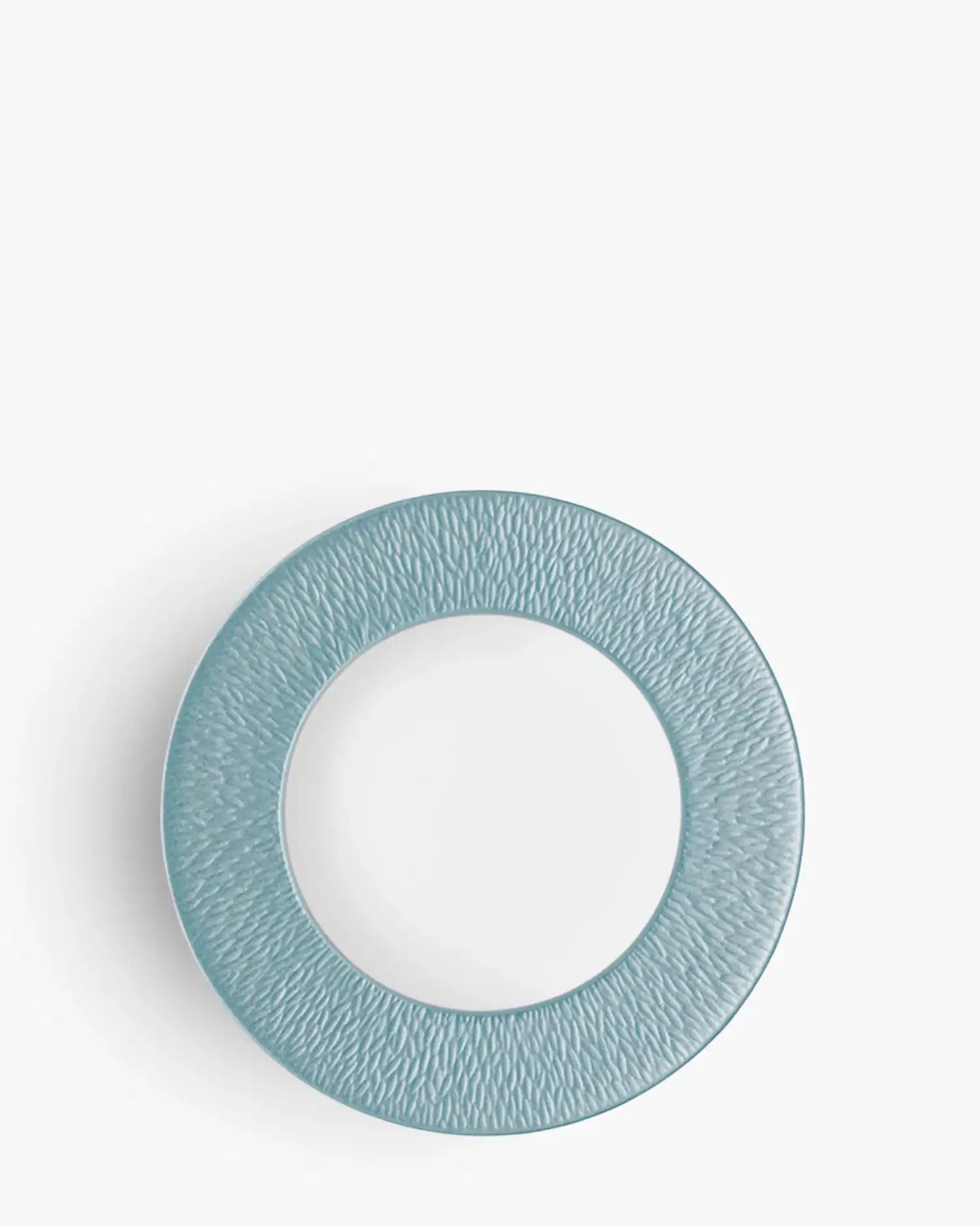 Raynaud Minéral coupe dinner plate in Limoges porcelain with coloured decoration Ciel iridescent sky blue ∅ 27 cm - Buy now on ShopDecor - Discover the best products by RAYNAUD design