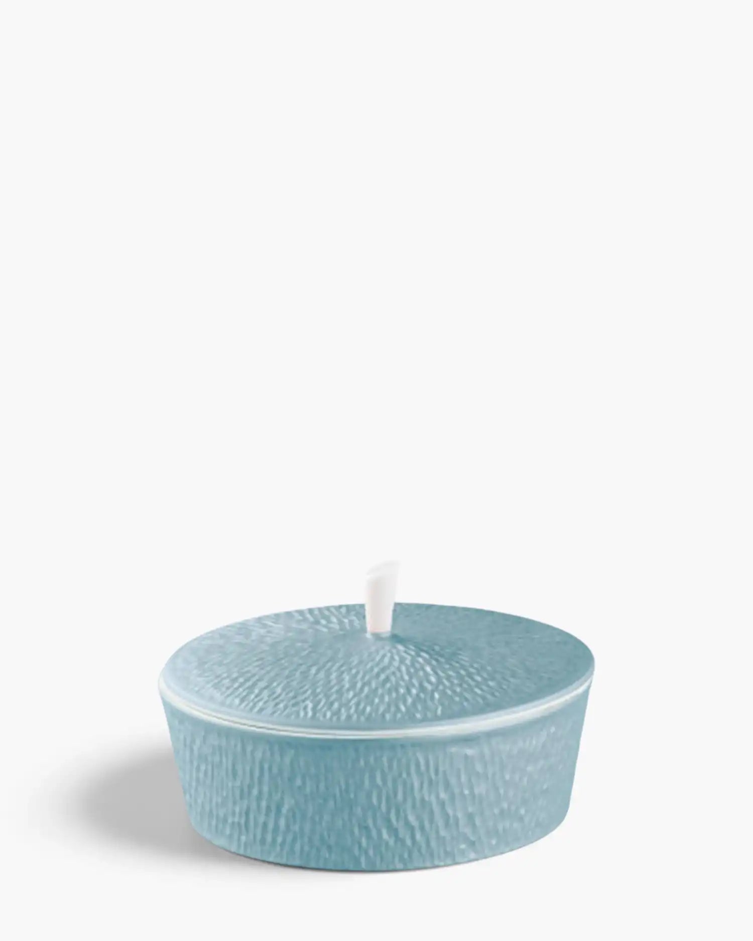 Raynaud Minéral sugar bowl in Limoges porcelain with coloured decoration Ciel iridescent sky blue - Buy now on ShopDecor - Discover the best products by RAYNAUD design