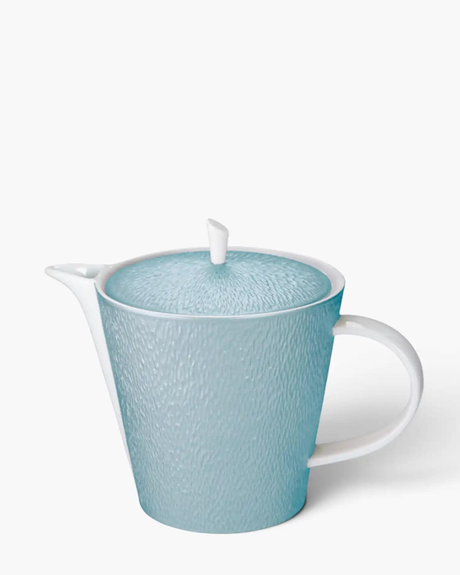 Raynaud Minéral tea/coffee pot in Limoges porcelain with coloured decoration Ciel iridescent sky blue 81 cl - Buy now on ShopDecor - Discover the best products by RAYNAUD design