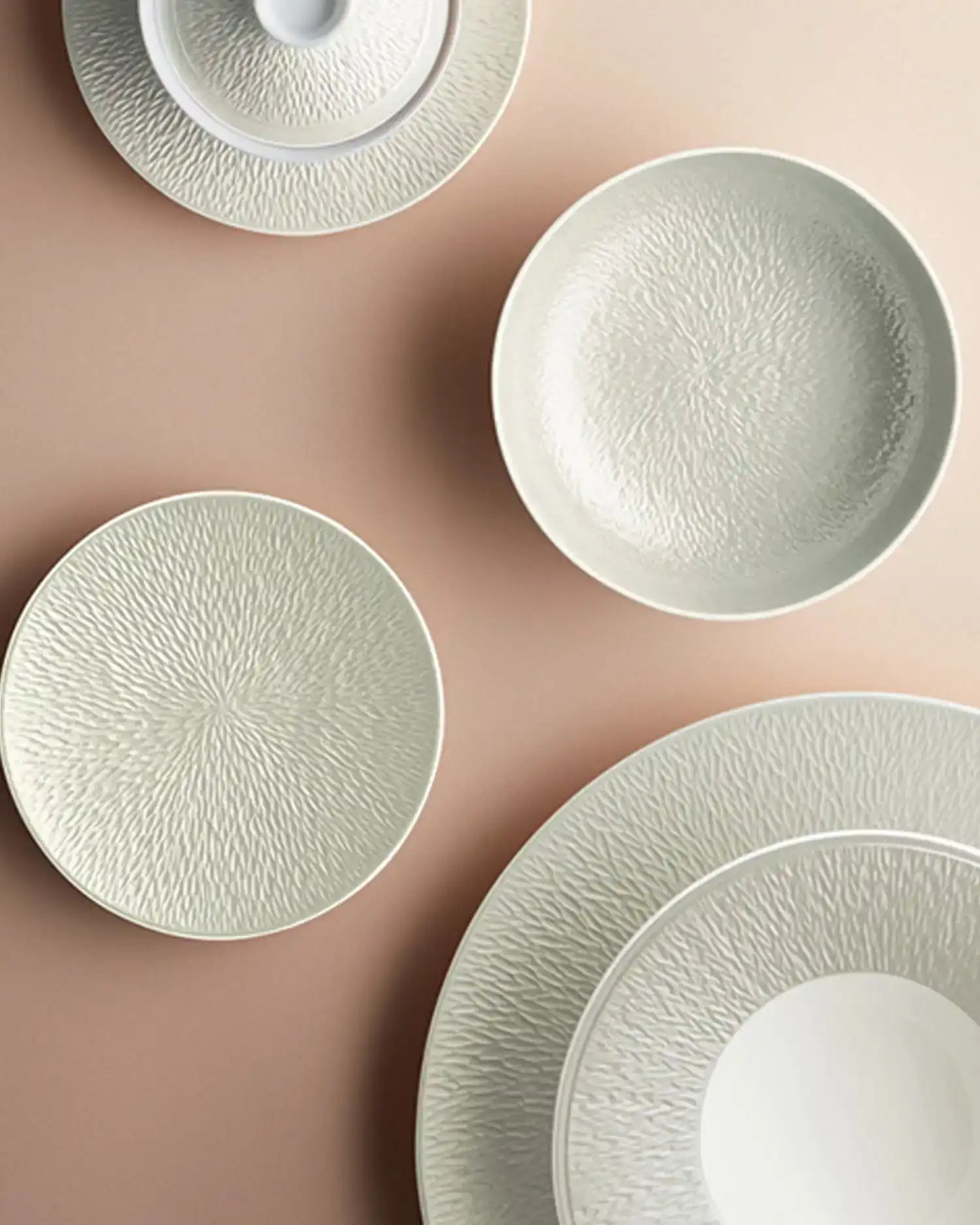 Raynaud Minéral deep plate in Limoges porcelain with coloured decoration - Buy now on ShopDecor - Discover the best products by RAYNAUD design