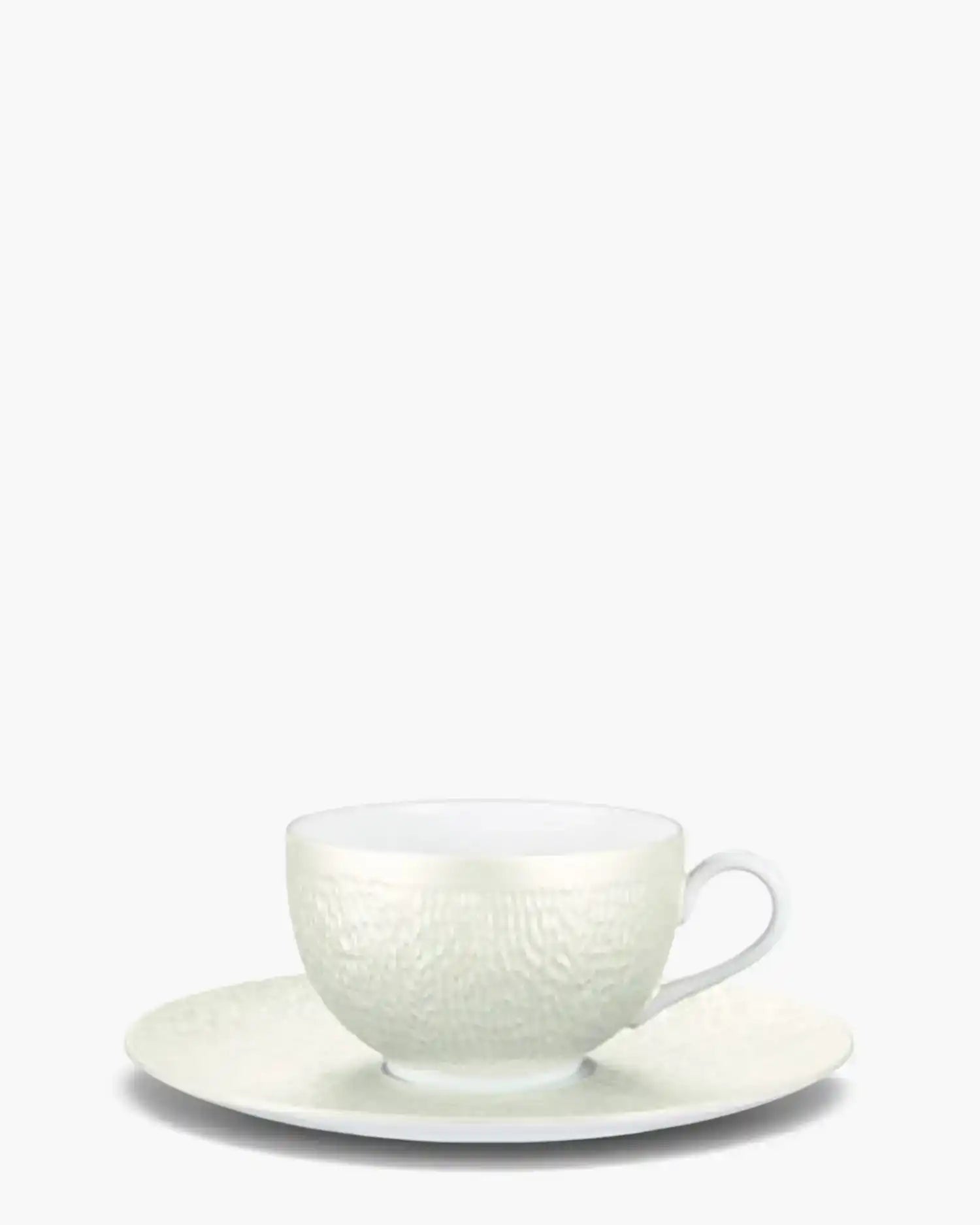 Raynaud Minéral tea cup with saucer in Limoges porcelain with coloured decoration Coquillage iridescent shell 25 cl - Buy now on ShopDecor - Discover the best products by RAYNAUD design