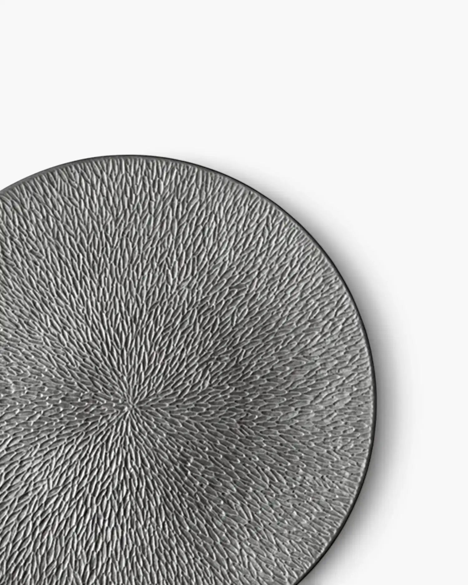 Raynaud Minéral fully engraved coupe dinner plate in Limoges porcelain with coloured decoration - Buy now on ShopDecor - Discover the best products by RAYNAUD design