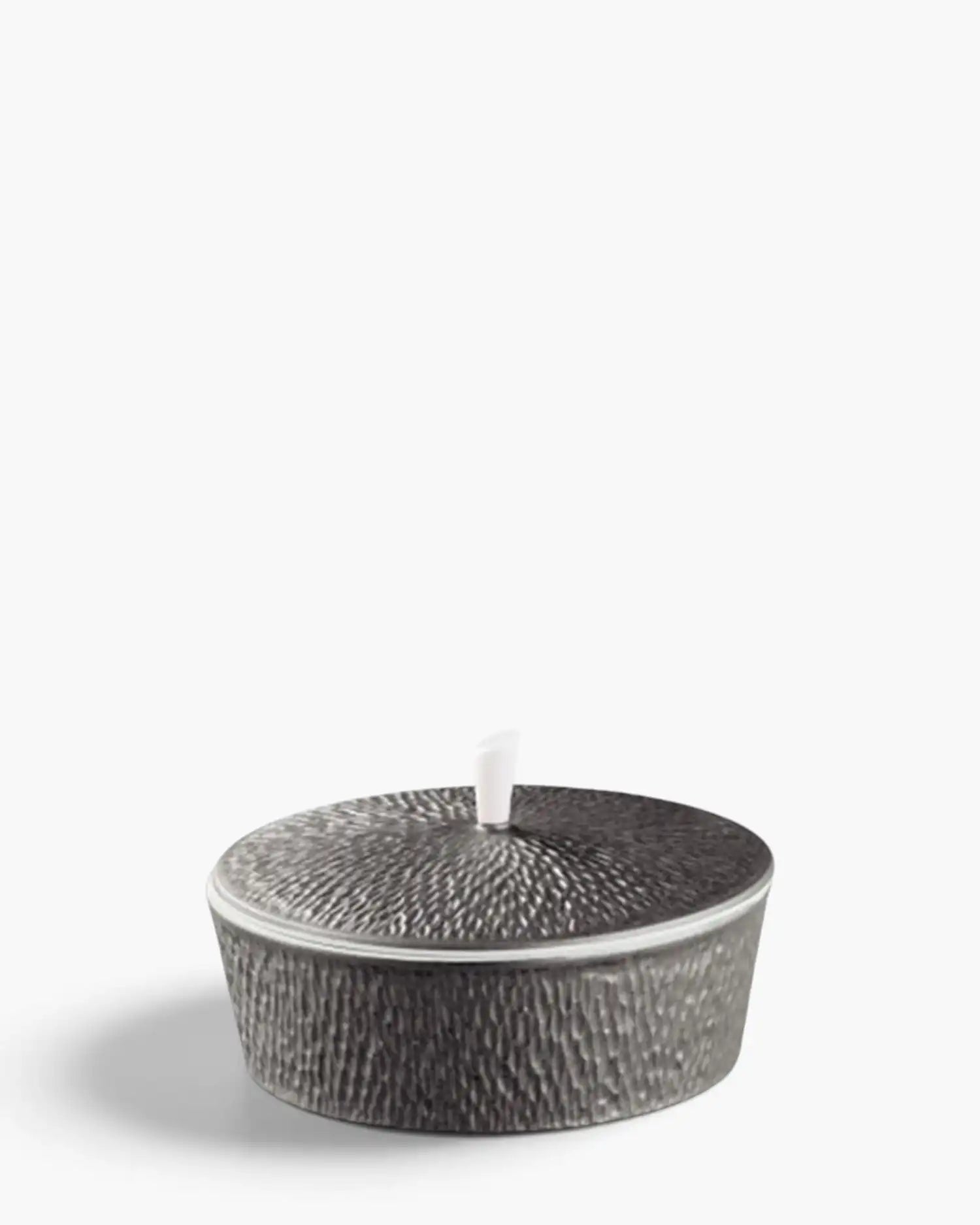 Raynaud Minéral sugar bowl in Limoges porcelain with coloured decoration Étain iridescent pewter - Buy now on ShopDecor - Discover the best products by RAYNAUD design