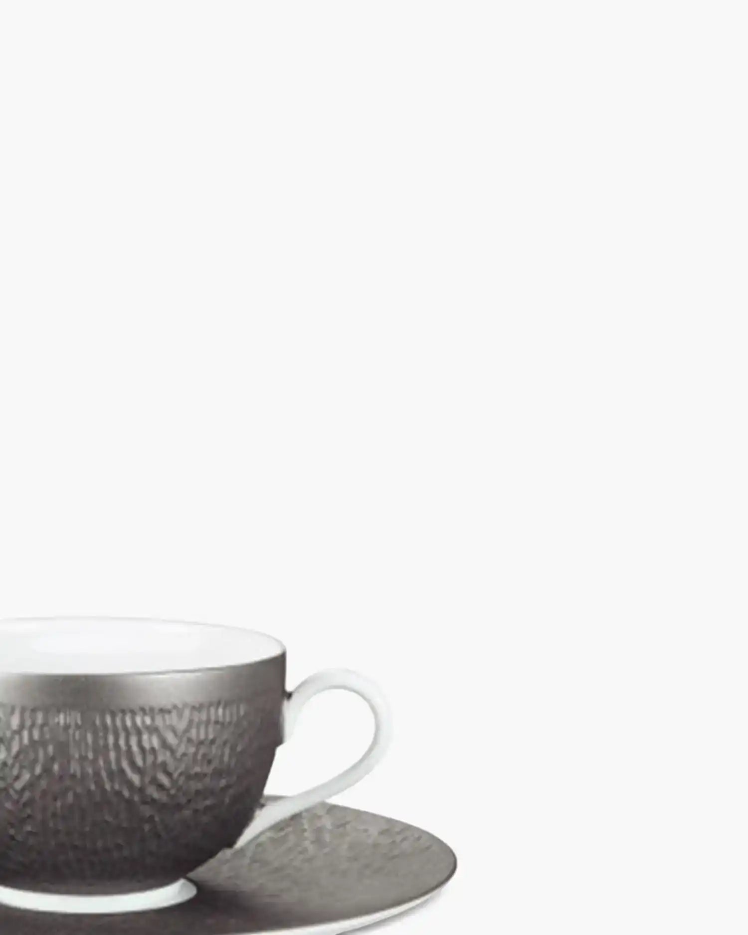 Raynaud Minéral tea cup with saucer in Limoges porcelain with coloured decoration - Buy now on ShopDecor - Discover the best products by RAYNAUD design