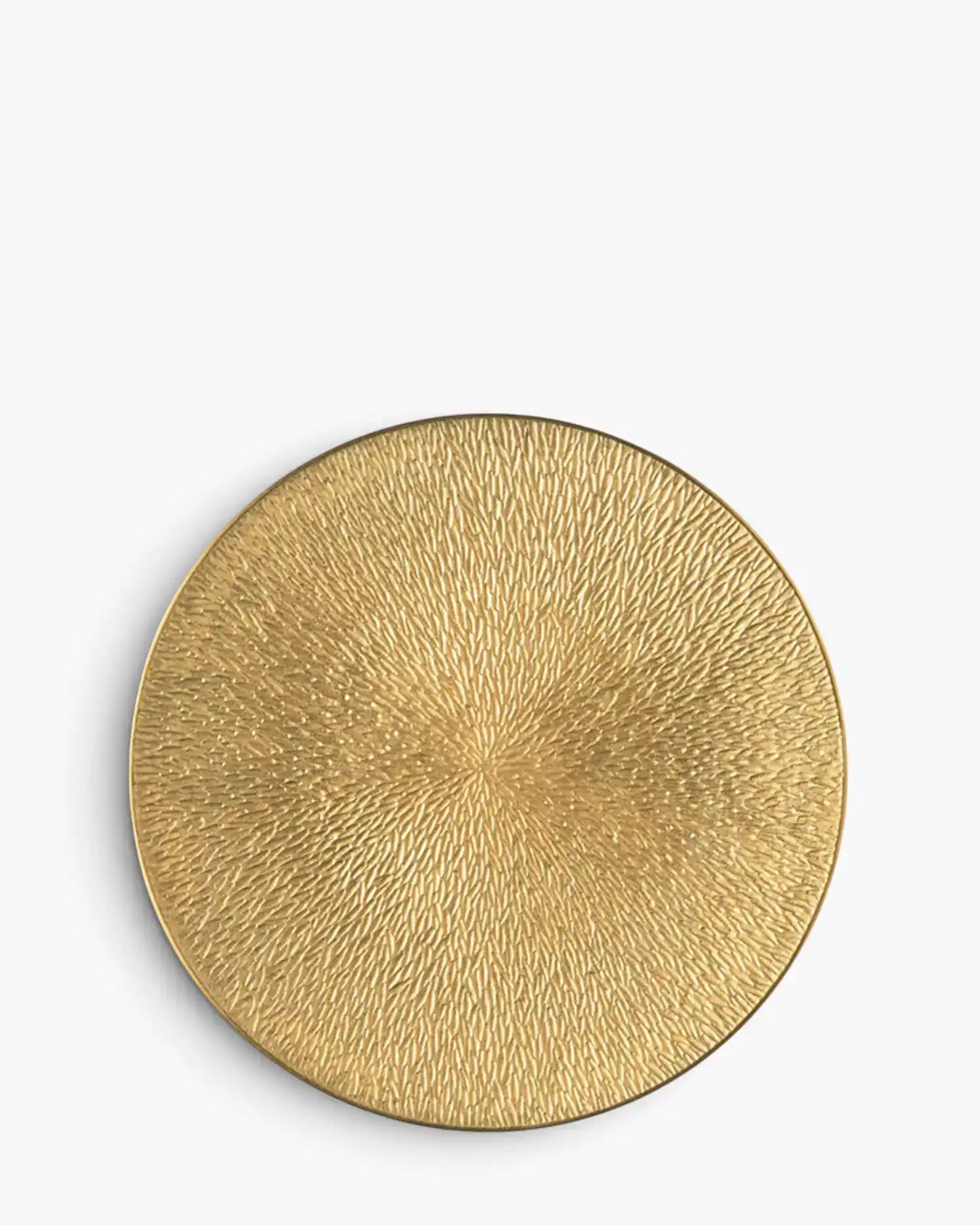 Raynaud Minéral fully engraved coupe dinner plate in Limoges porcelain with coloured decoration Gold Minéral ∅ 32 cm - Buy now on ShopDecor - Discover the best products by RAYNAUD design