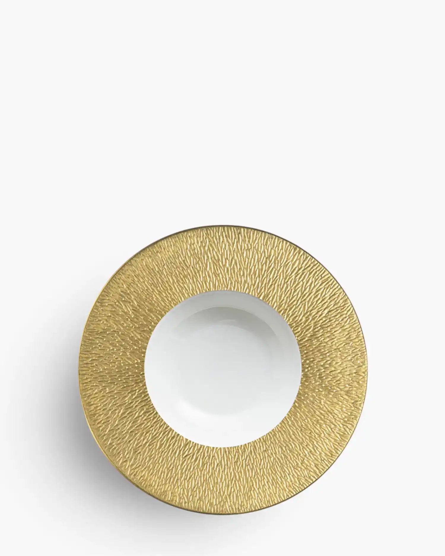 Raynaud Minéral deep plate in Limoges porcelain with coloured decoration Gold Minéral ∅ 27 cm - Buy now on ShopDecor - Discover the best products by RAYNAUD design