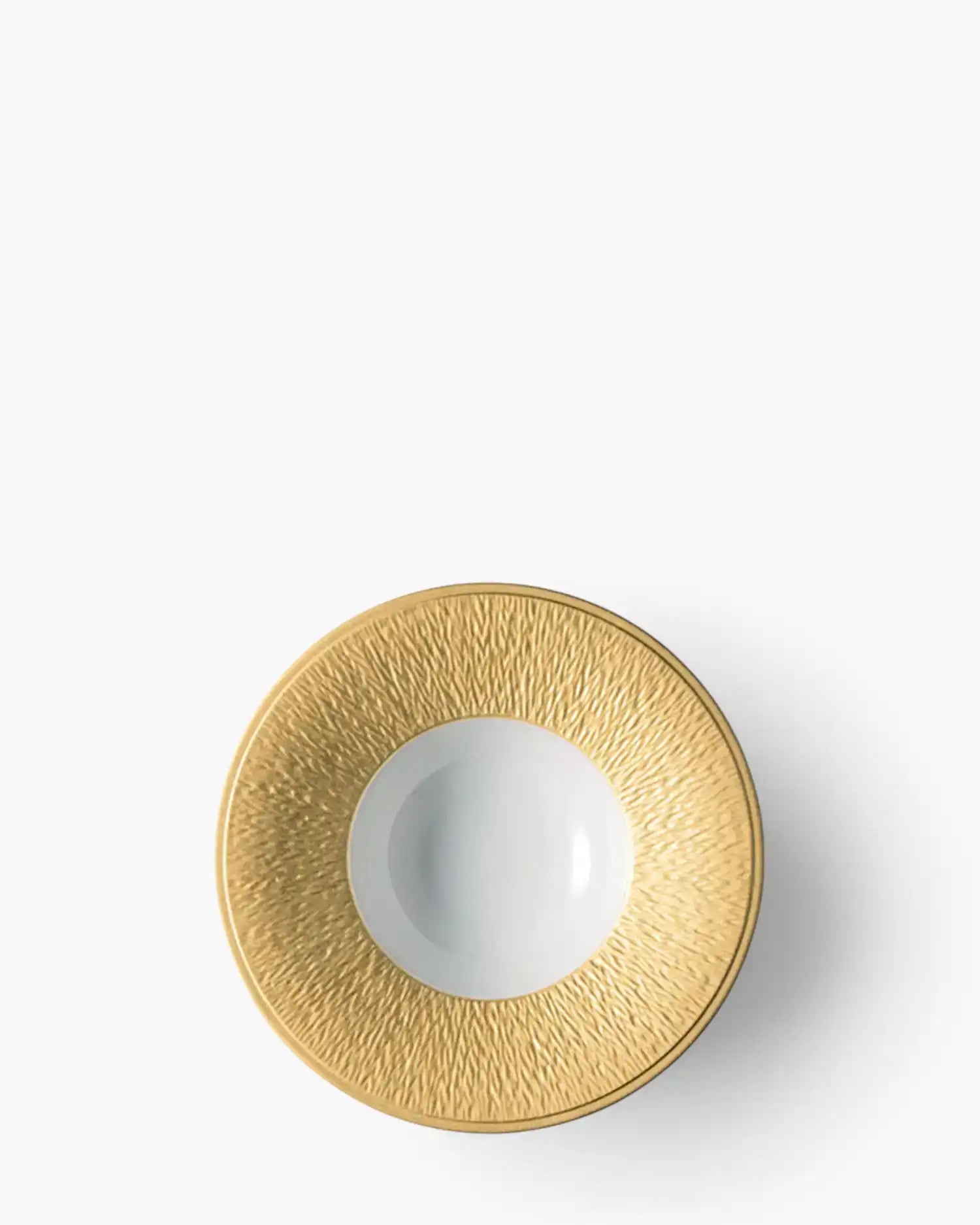 Raynaud Minéral deep plate in Limoges porcelain with coloured decoration Gold Minéral ∅ 22 cm - Buy now on ShopDecor - Discover the best products by RAYNAUD design
