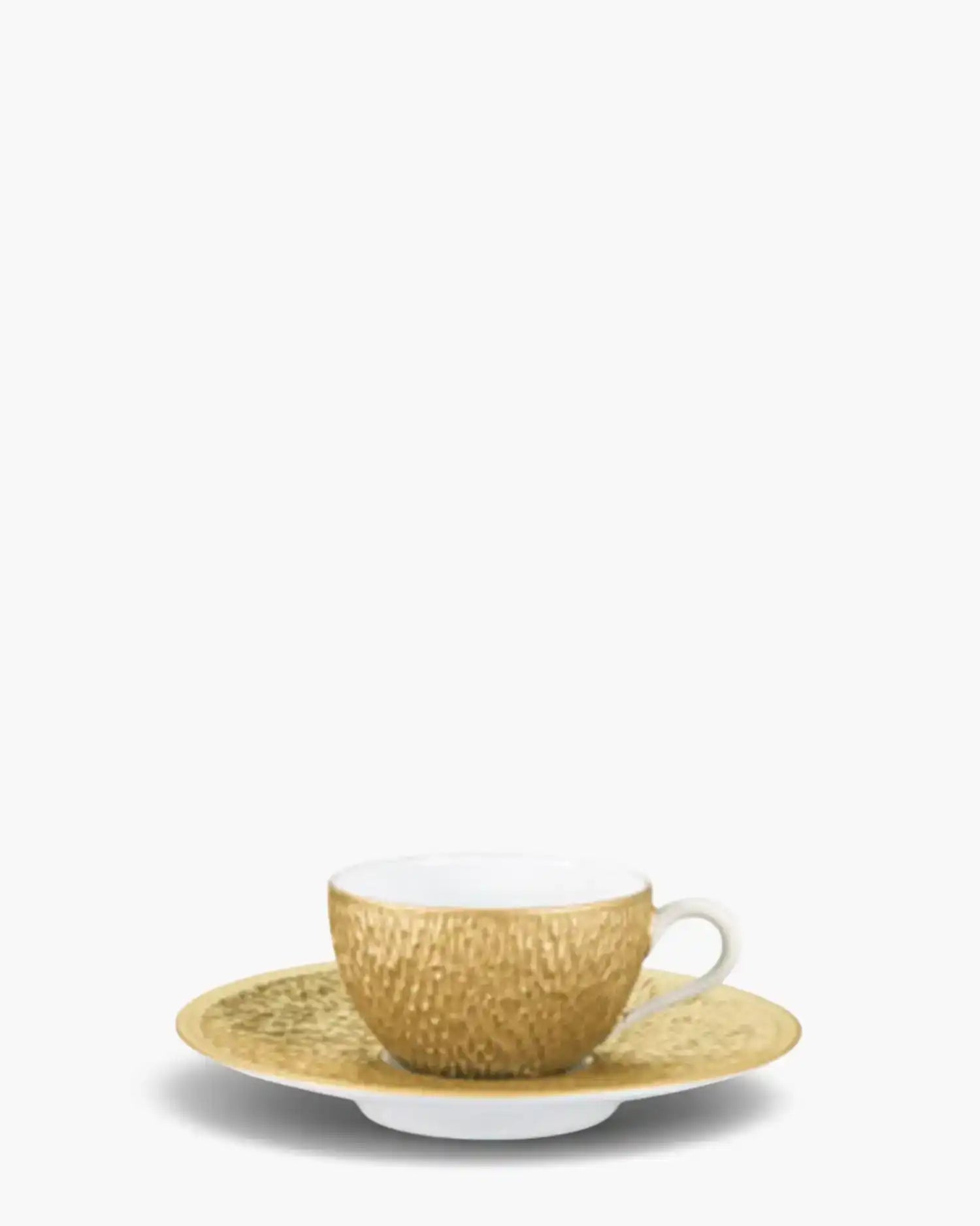 Raynaud Minéral coffee cup with saucer in Limoges porcelain with coloured decoration Gold Minéral Moka - Buy now on ShopDecor - Discover the best products by RAYNAUD design