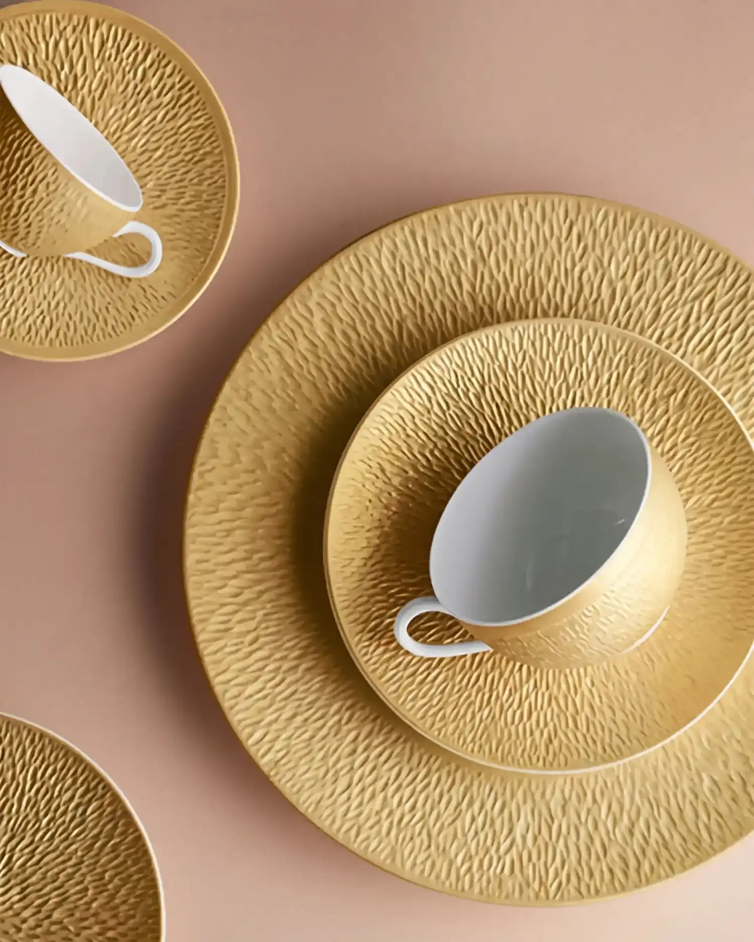 Raynaud Minéral tea cup with saucer in Limoges porcelain with coloured decoration - Buy now on ShopDecor - Discover the best products by RAYNAUD design