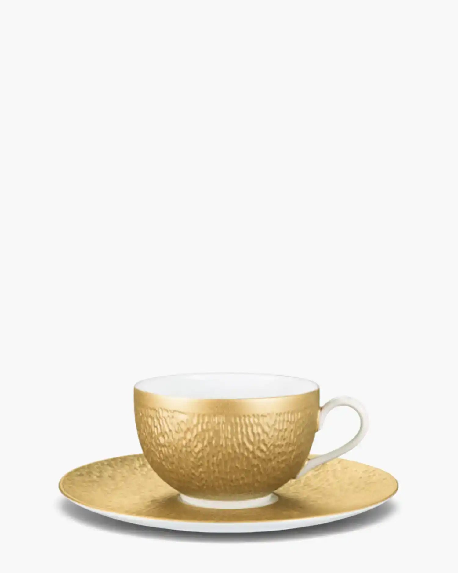 Raynaud Minéral tea cup with saucer in Limoges porcelain with coloured decoration Gold Minéral 25 cl - Buy now on ShopDecor - Discover the best products by RAYNAUD design