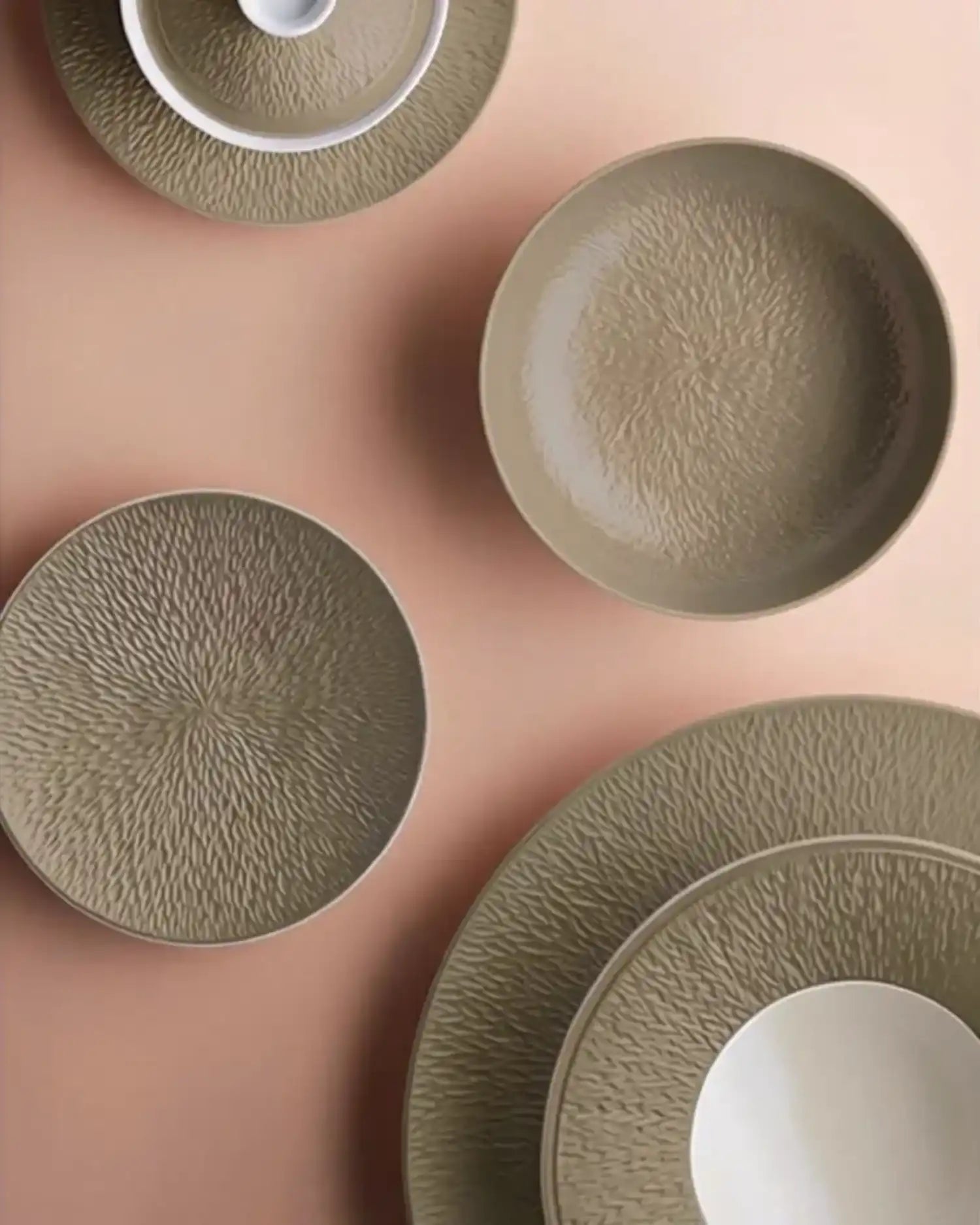 Raynaud Minéral deep plate in Limoges porcelain with coloured decoration - Buy now on ShopDecor - Discover the best products by RAYNAUD design