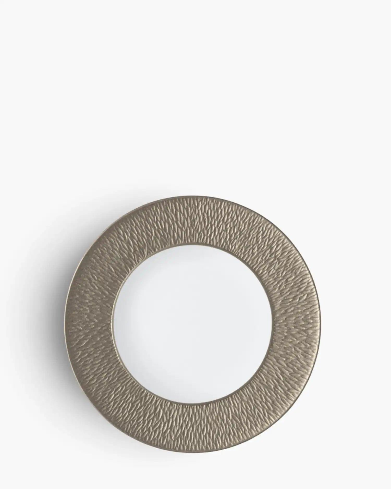Raynaud Minéral coupe dinner plate in Limoges porcelain with coloured decoration Iridescent grey ∅ 27 cm - Buy now on ShopDecor - Discover the best products by RAYNAUD design