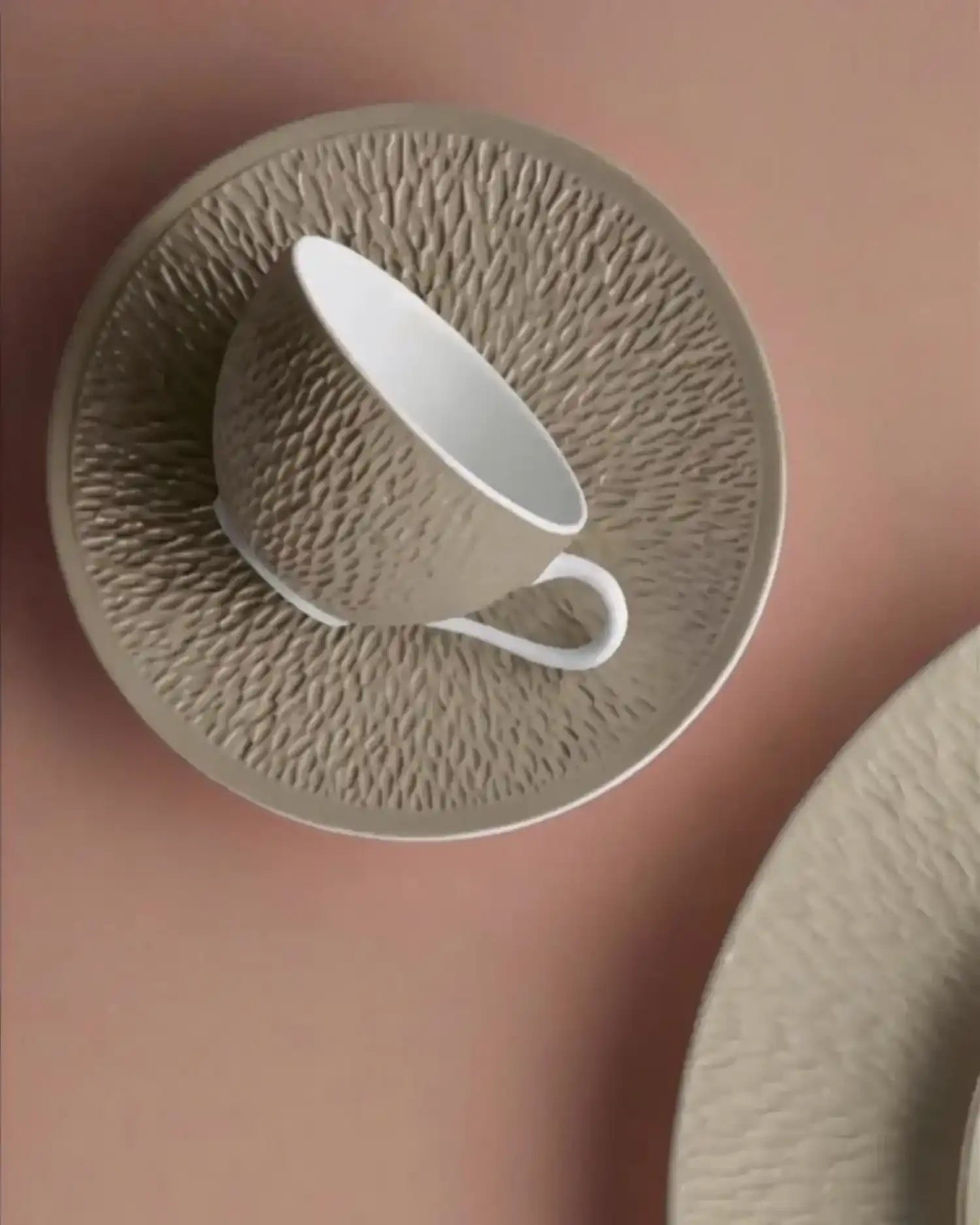 Raynaud Minéral coffee cup with saucer in Limoges porcelain with coloured decoration - Buy now on ShopDecor - Discover the best products by RAYNAUD design
