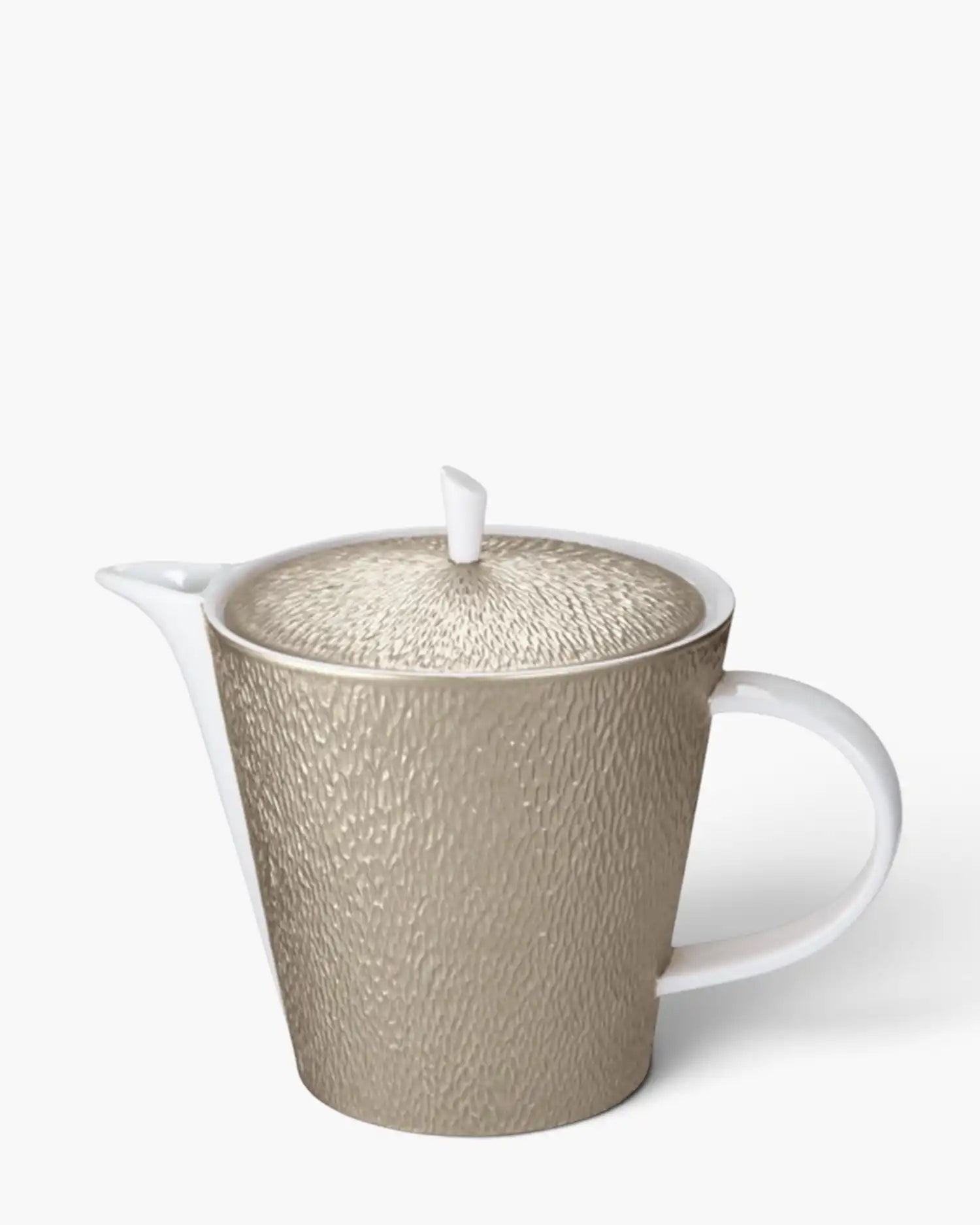 Raynaud Minéral tea/coffee pot in Limoges porcelain with coloured decoration Iridescent grey 81 cl - Buy now on ShopDecor - Discover the best products by RAYNAUD design