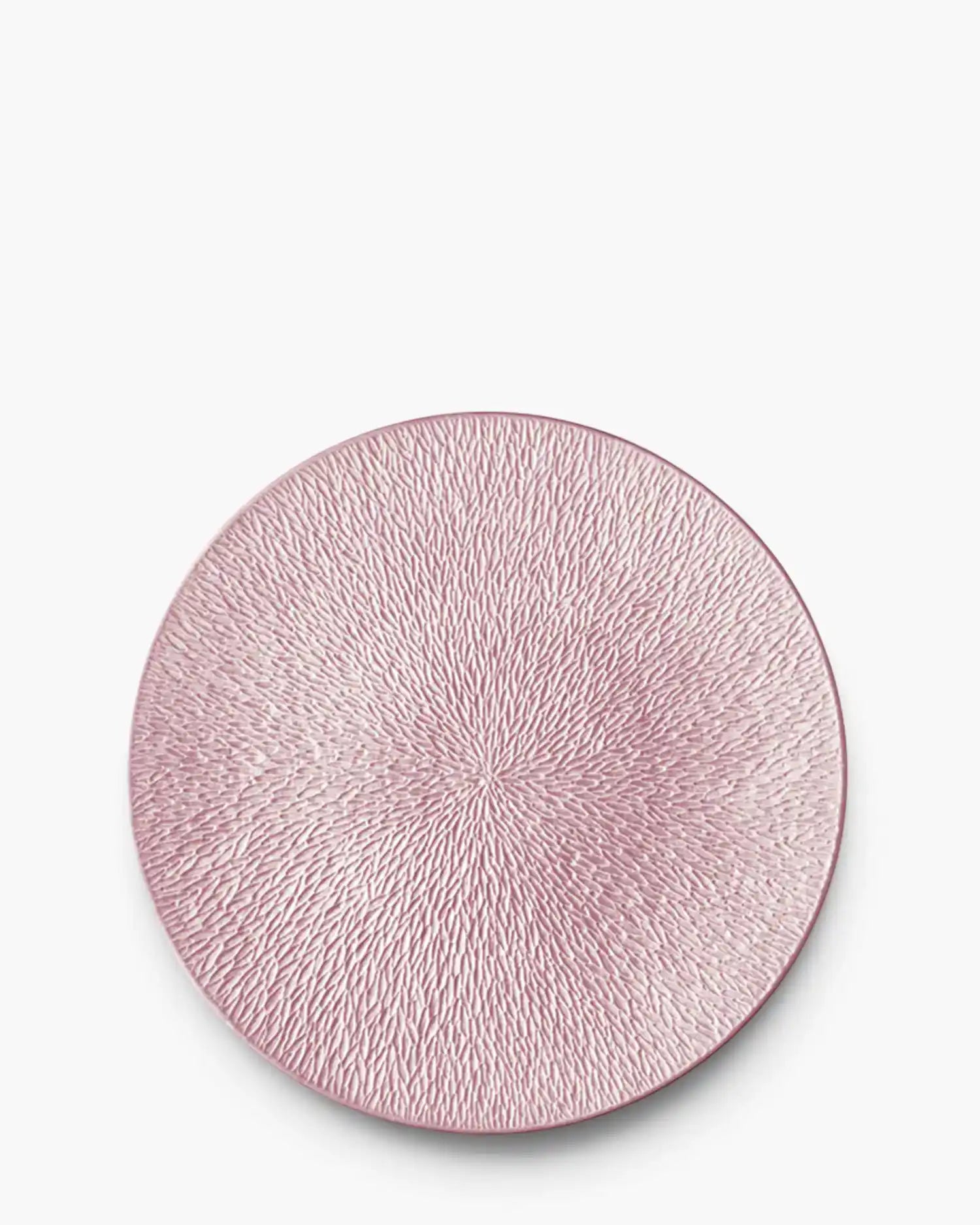 Raynaud Minéral fully engraved coupe dinner plate in Limoges porcelain with coloured decoration Nacre iridescent mother of pearl ∅ 32 cm - Buy now on ShopDecor - Discover the best products by RAYNAUD design