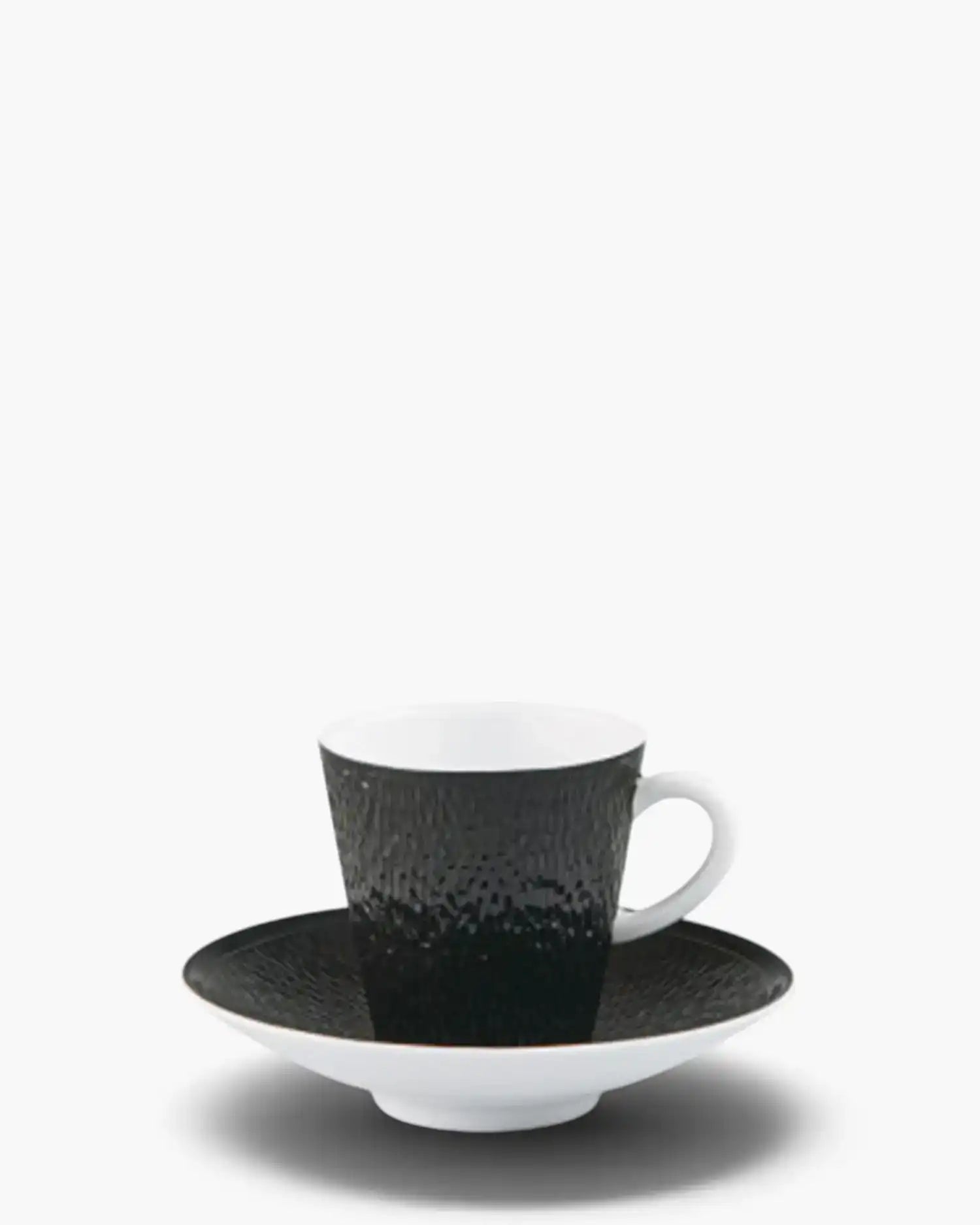 Raynaud Minéral coffee cup with saucer in Limoges porcelain with coloured decoration Iridescent black Coffee - Buy now on ShopDecor - Discover the best products by RAYNAUD design