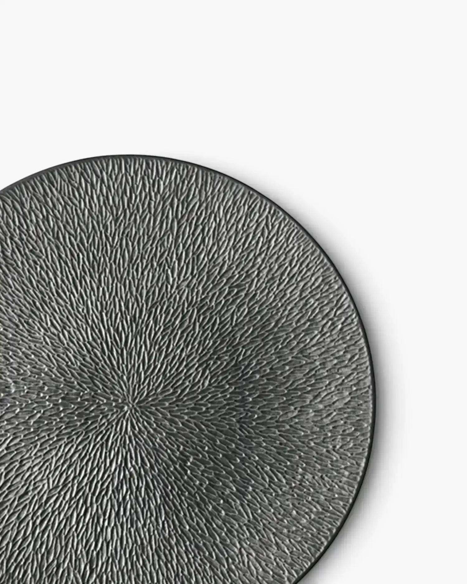 Raynaud Minéral fully engraved coupe dinner plate in Limoges porcelain with coloured decoration - Buy now on ShopDecor - Discover the best products by RAYNAUD design