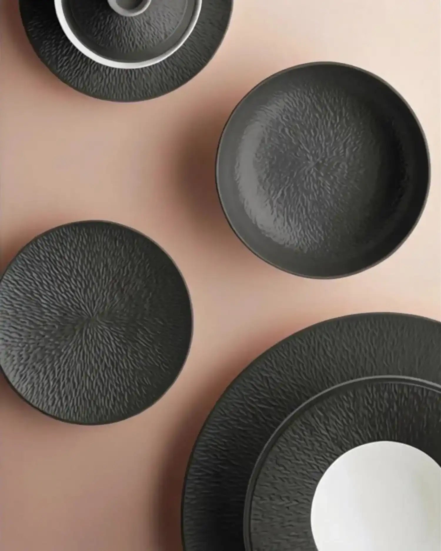 Raynaud Minéral deep plate in Limoges porcelain with coloured decoration - Buy now on ShopDecor - Discover the best products by RAYNAUD design