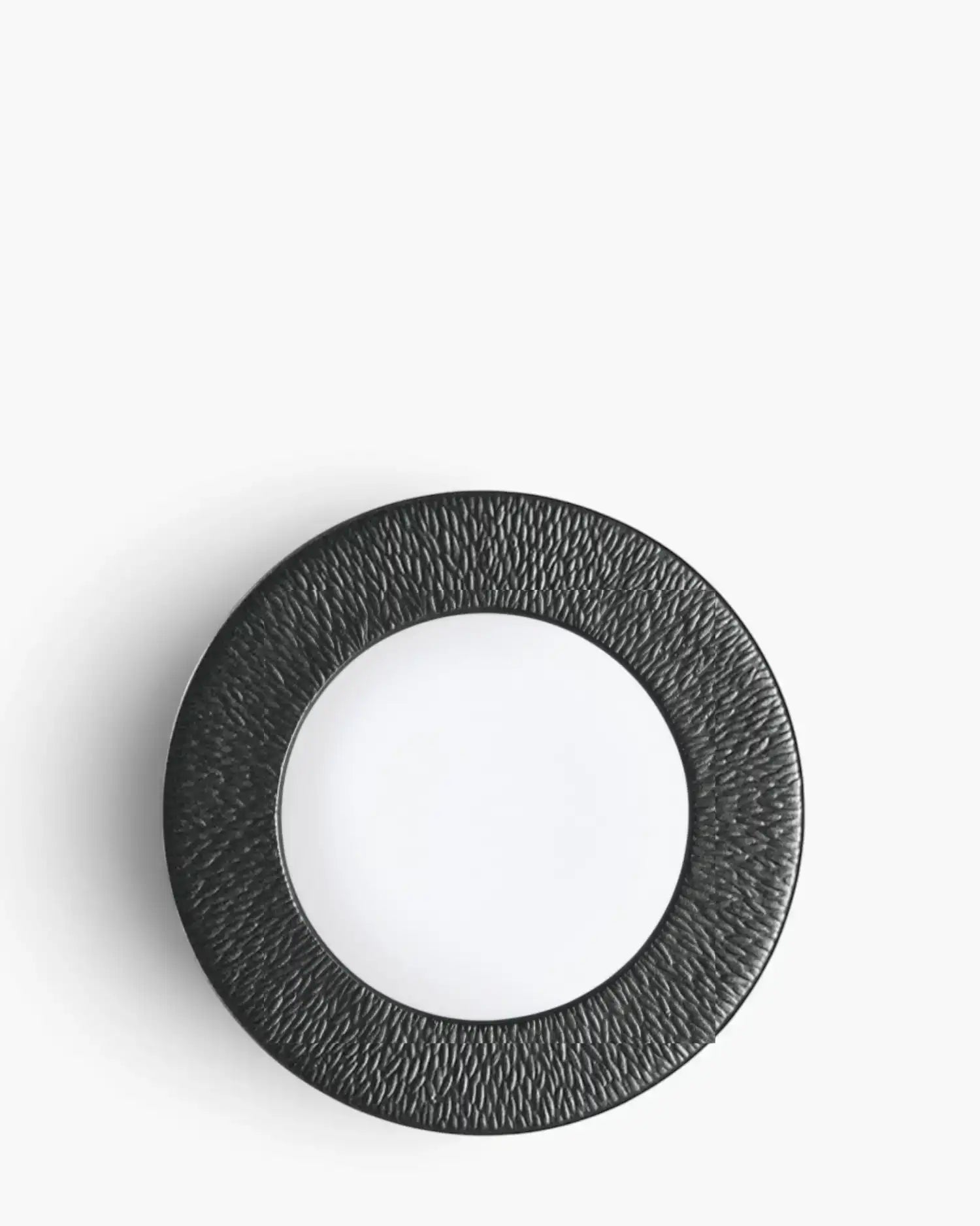 Raynaud Minéral coupe dinner plate in Limoges porcelain with coloured decoration Iridescent black ∅ 27 cm - Buy now on ShopDecor - Discover the best products by RAYNAUD design