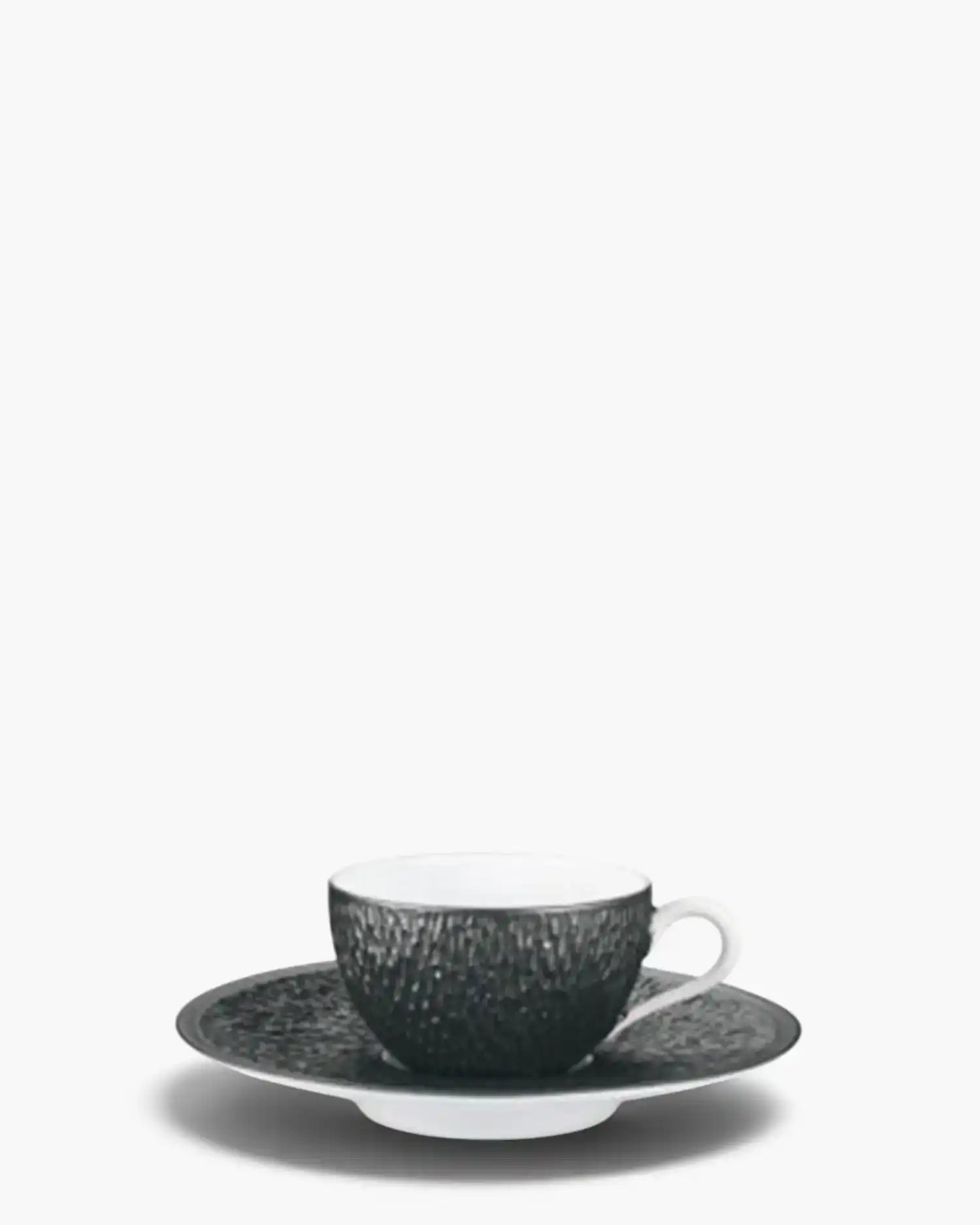 Raynaud Minéral coffee cup with saucer in Limoges porcelain with coloured decoration Iridescent black Moka - Buy now on ShopDecor - Discover the best products by RAYNAUD design