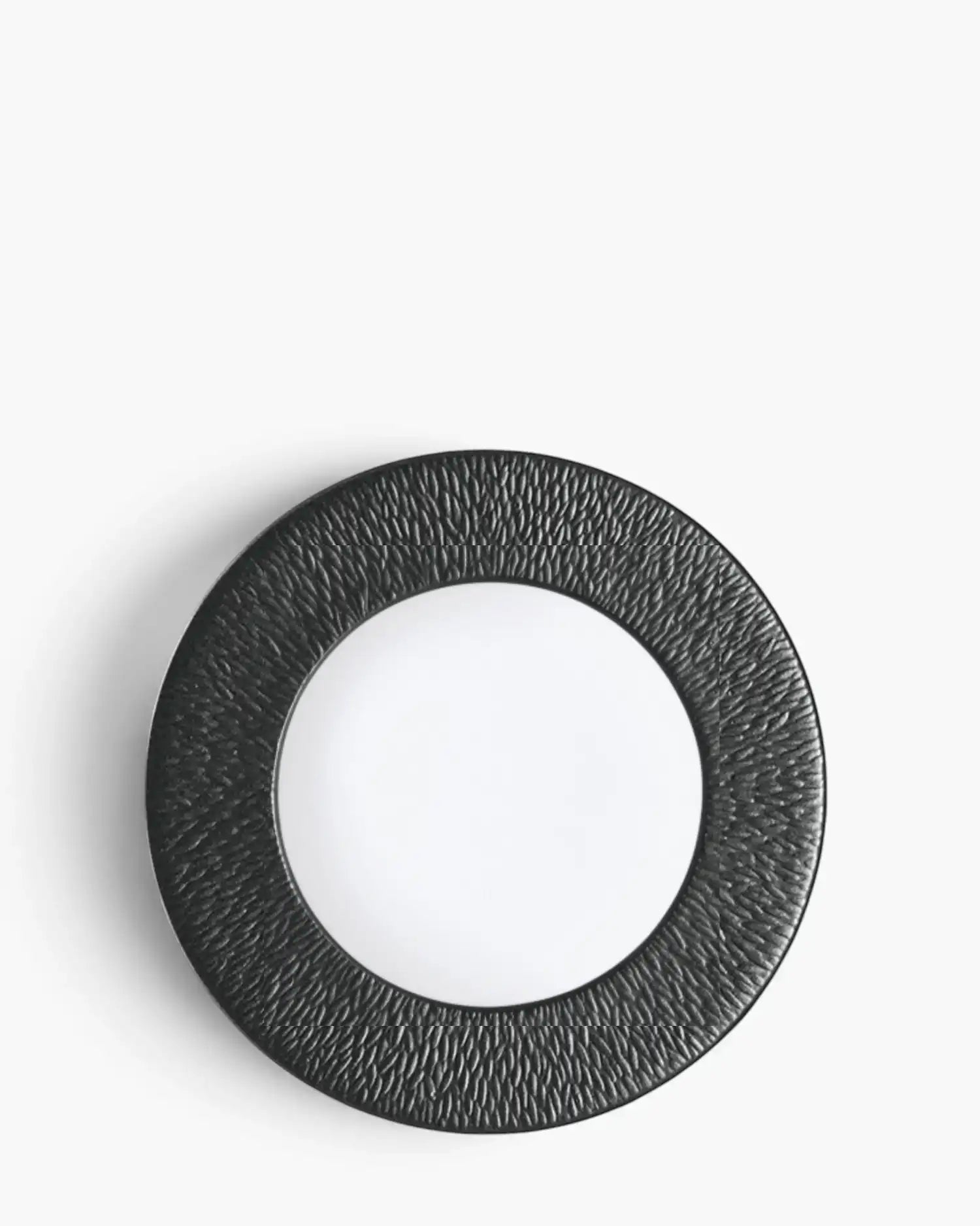 Raynaud Minéral coupe dinner plate in Limoges porcelain with coloured decoration Iridescent black ∅ 29 cm - Buy now on ShopDecor - Discover the best products by RAYNAUD design
