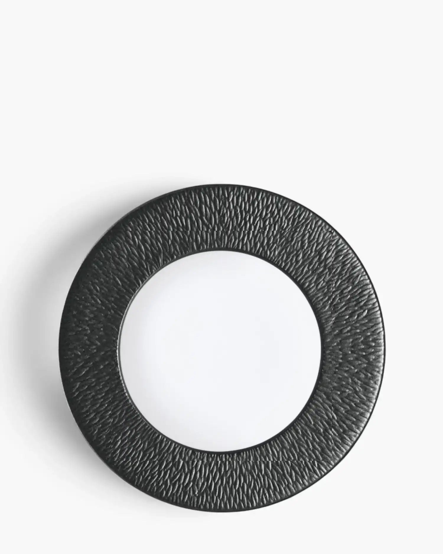 Raynaud Minéral coupe dinner plate in Limoges porcelain with coloured decoration Iridescent black ∅ 32 cm - Buy now on ShopDecor - Discover the best products by RAYNAUD design
