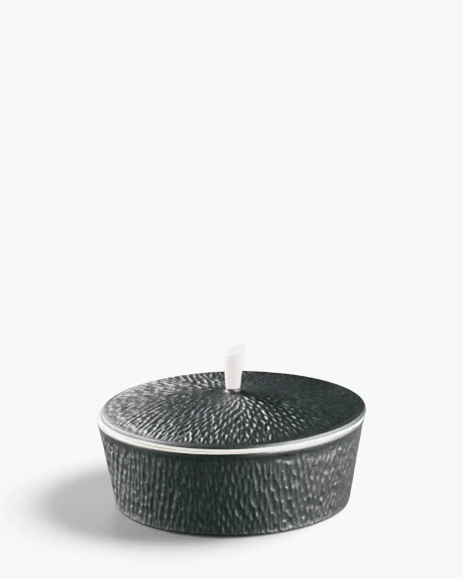 Raynaud Minéral sugar bowl in Limoges porcelain with coloured decoration Iridescent black - Buy now on ShopDecor - Discover the best products by RAYNAUD design