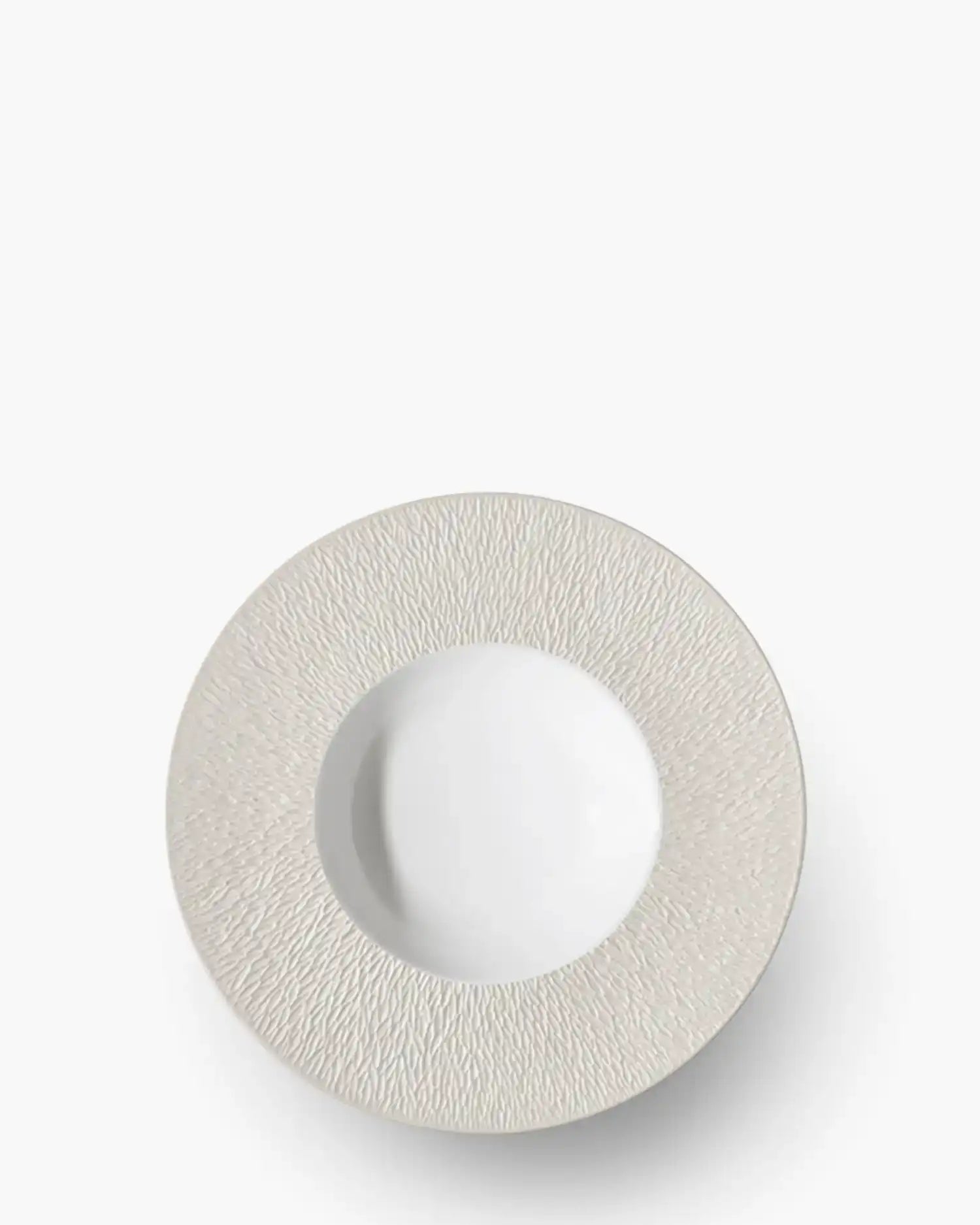 Raynaud Minéral deep plate in Limoges porcelain with coloured decoration Iridescent pearl ∅ 27 cm - Buy now on ShopDecor - Discover the best products by RAYNAUD design