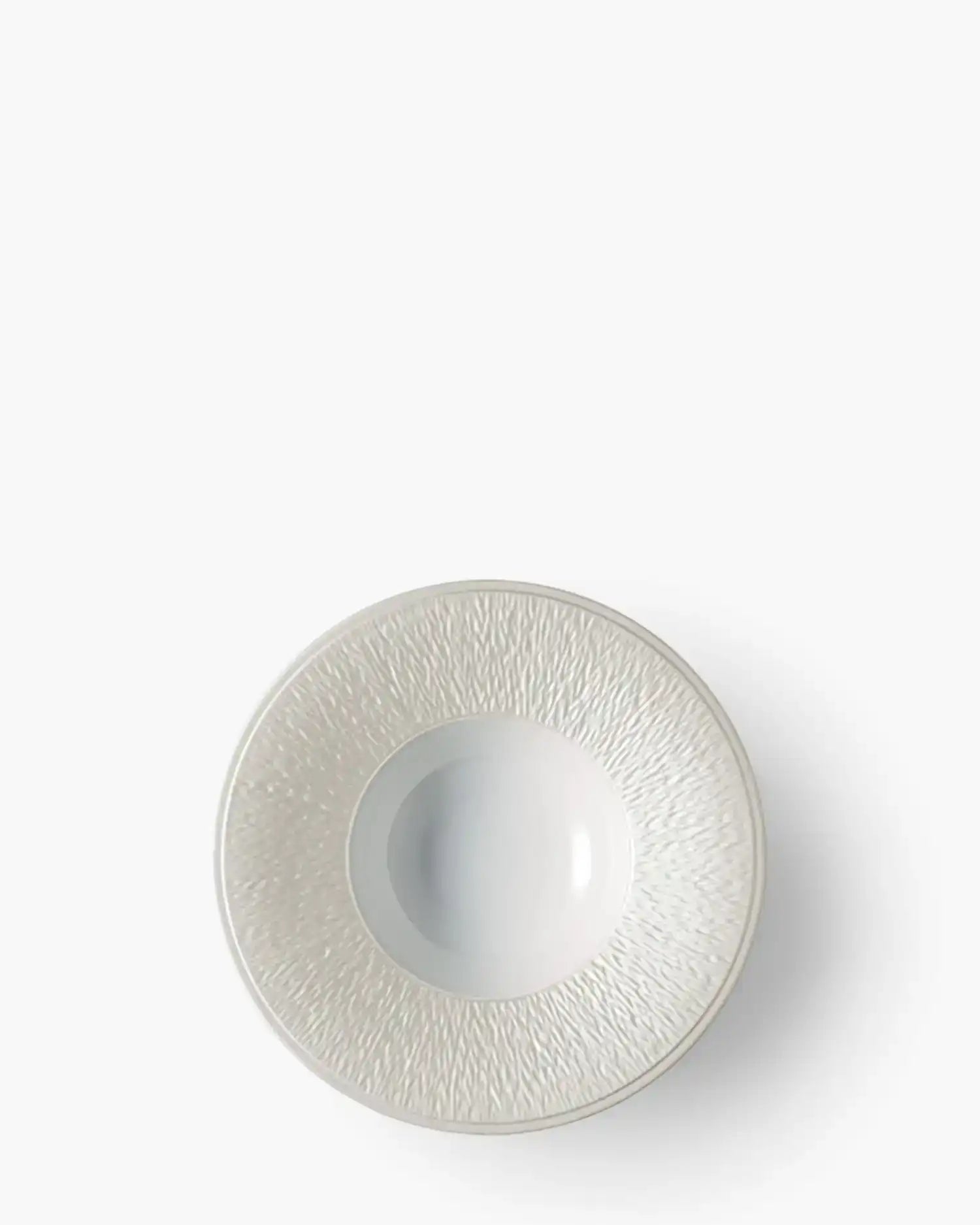 Raynaud Minéral deep plate in Limoges porcelain with coloured decoration Iridescent pearl ∅ 22 cm - Buy now on ShopDecor - Discover the best products by RAYNAUD design