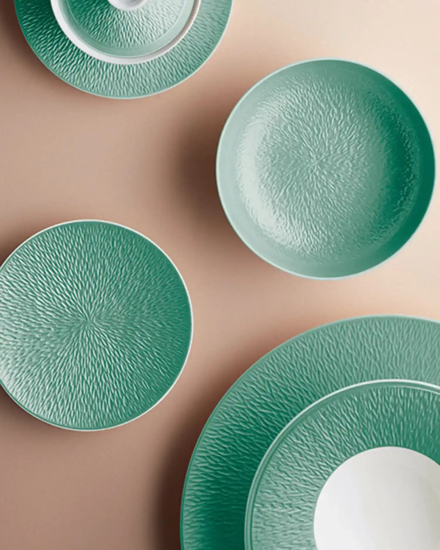Raynaud Minéral deep plate in Limoges porcelain with coloured decoration - Buy now on ShopDecor - Discover the best products by RAYNAUD design