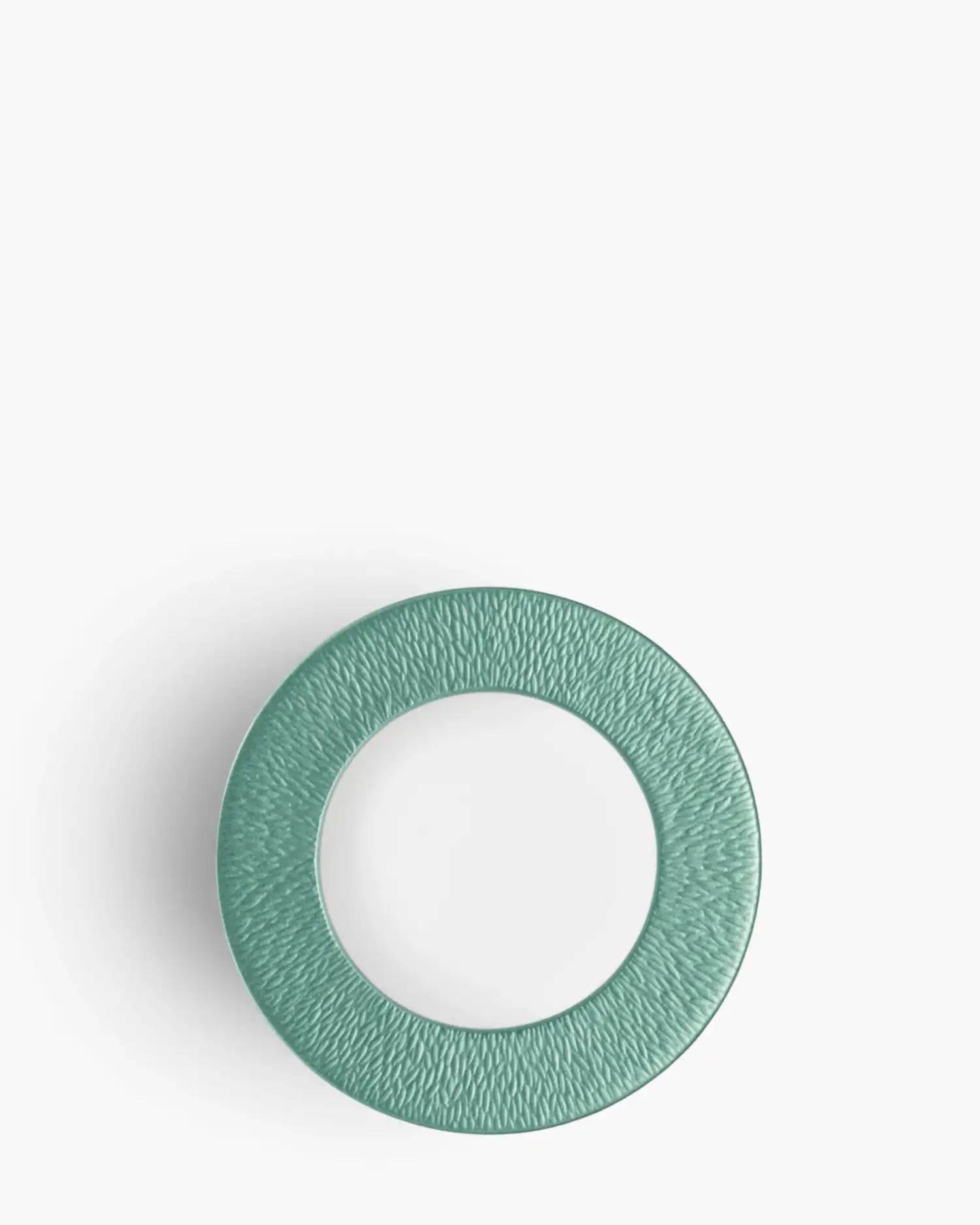 Raynaud Minéral coupe dinner plate in Limoges porcelain with coloured decoration Iridescent turquoise ∅ 22 cm - Buy now on ShopDecor - Discover the best products by RAYNAUD design