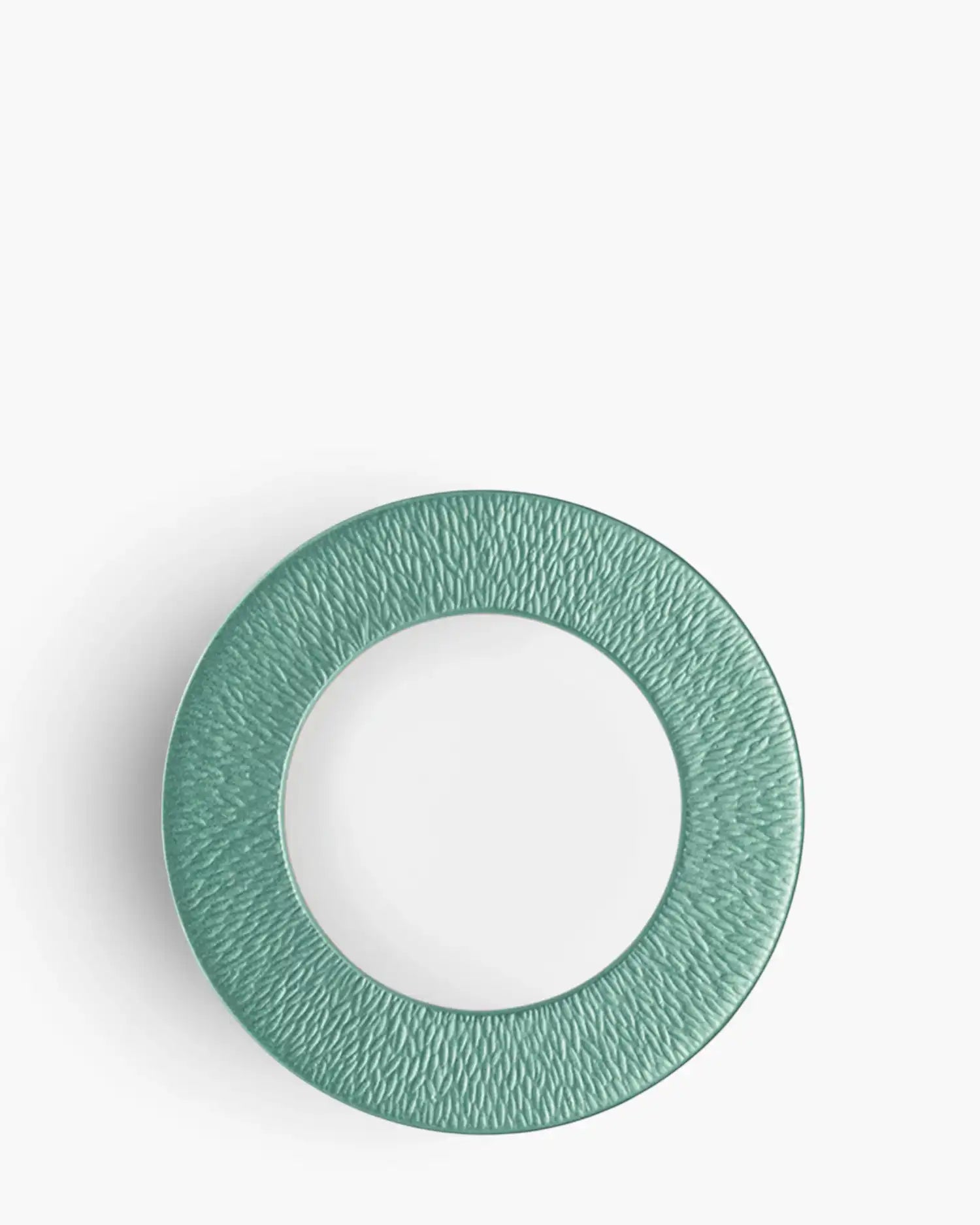 Raynaud Minéral coupe dinner plate in Limoges porcelain with coloured decoration Iridescent turquoise ∅ 27 cm - Buy now on ShopDecor - Discover the best products by RAYNAUD design