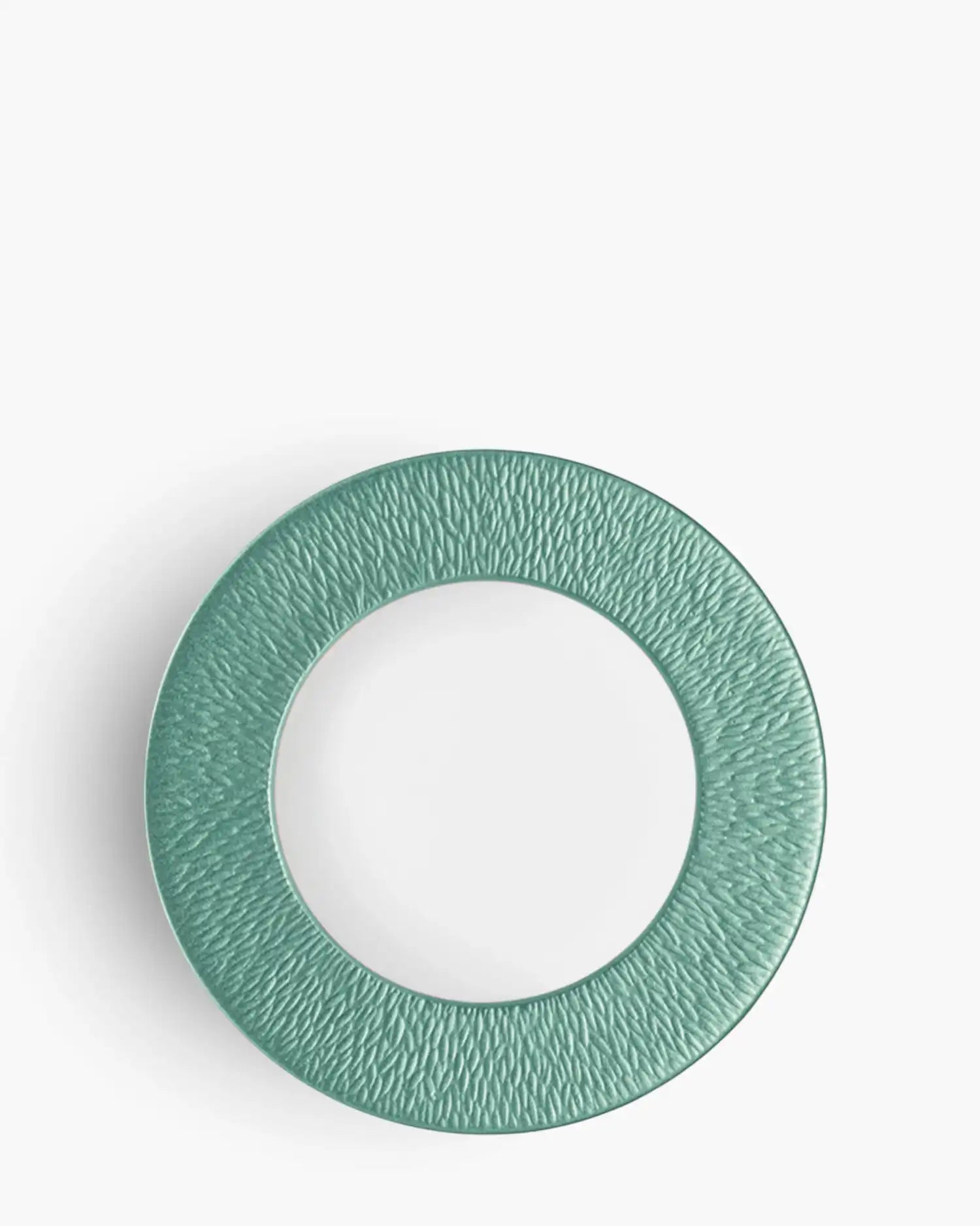 Raynaud Minéral coupe dinner plate in Limoges porcelain with coloured decoration Iridescent turquoise ∅ 29 cm - Buy now on ShopDecor - Discover the best products by RAYNAUD design