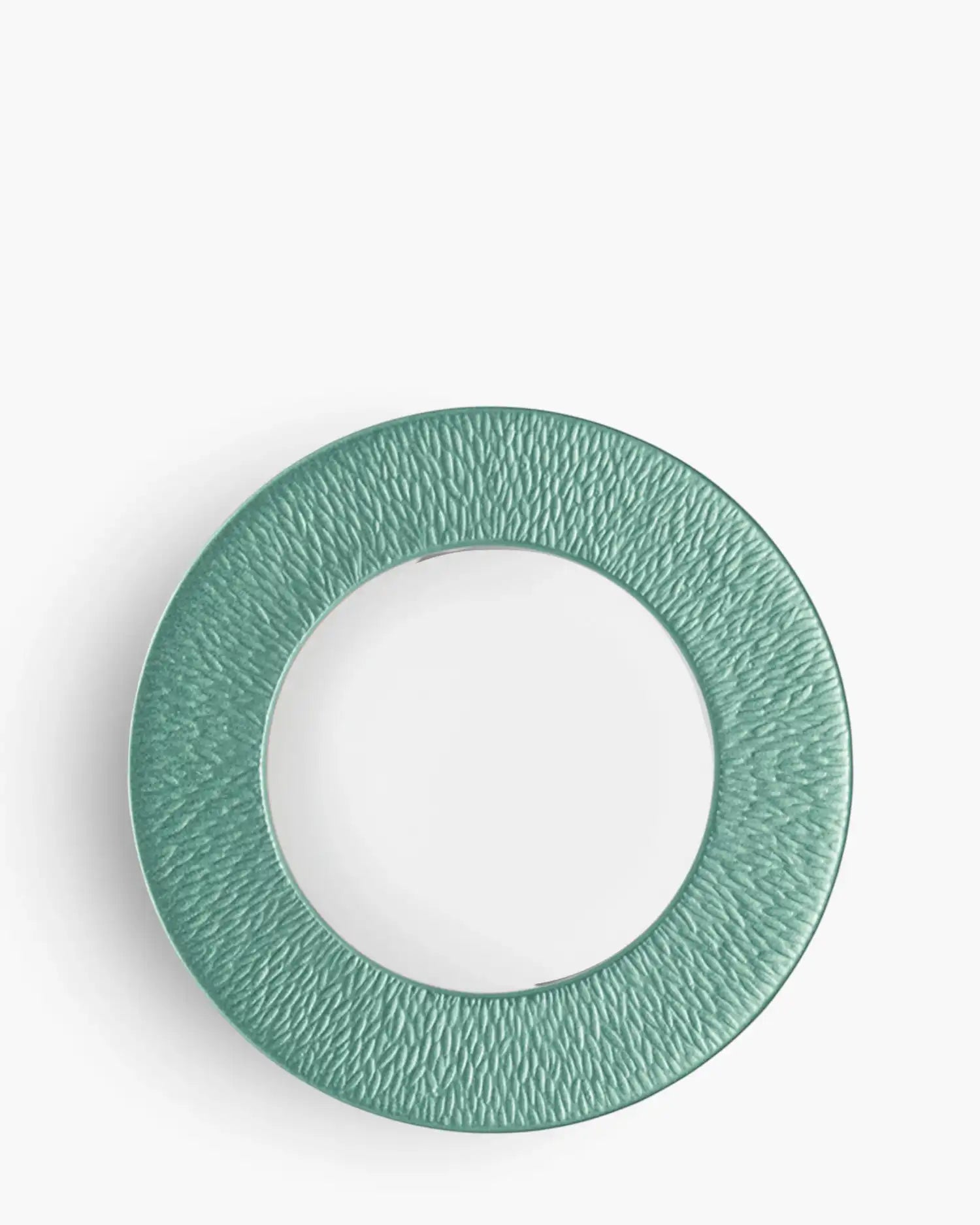 Raynaud Minéral coupe dinner plate in Limoges porcelain with coloured decoration Iridescent turquoise ∅ 32 cm - Buy now on ShopDecor - Discover the best products by RAYNAUD design