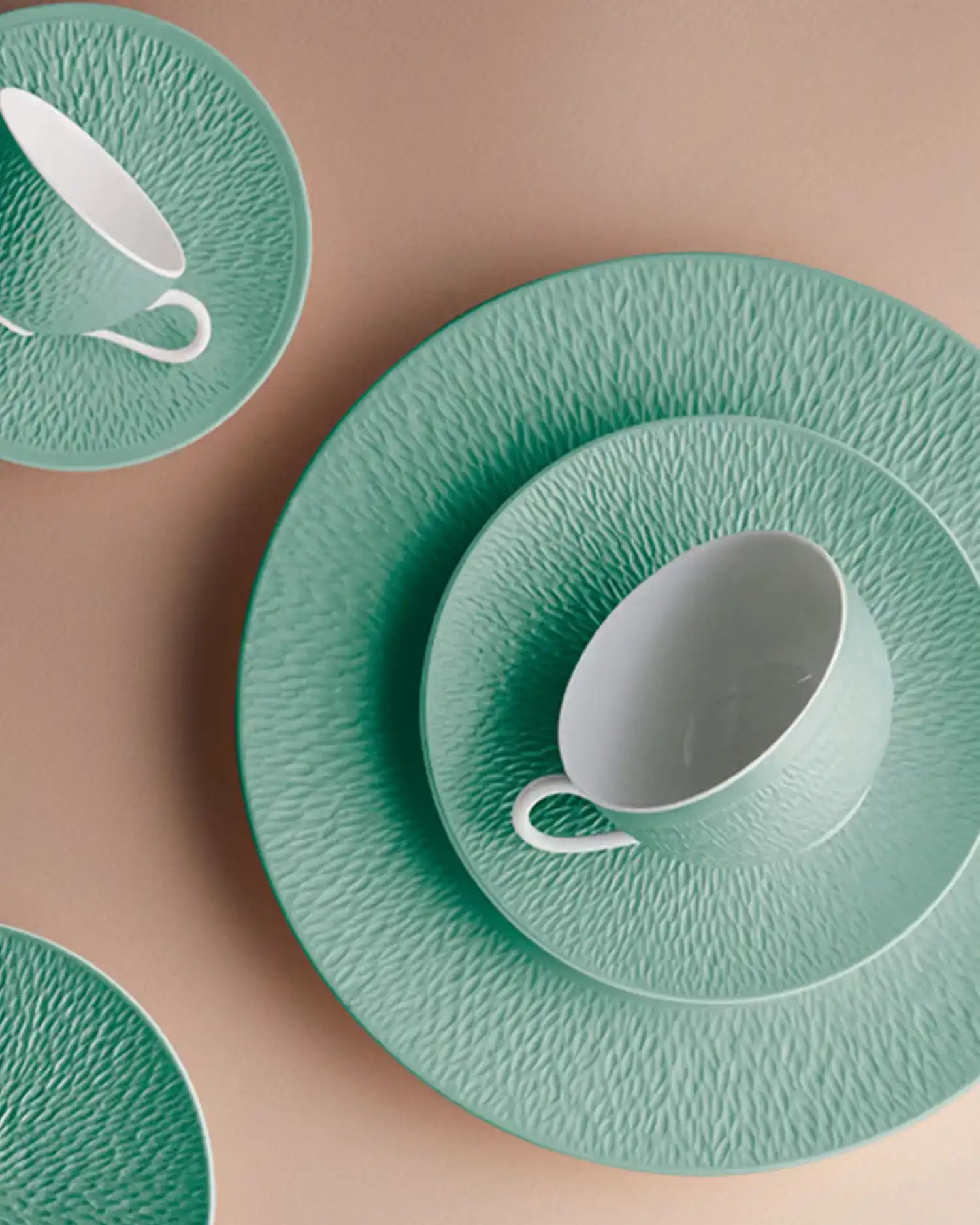 Raynaud Minéral tea cup with saucer in Limoges porcelain with coloured decoration - Buy now on ShopDecor - Discover the best products by RAYNAUD design
