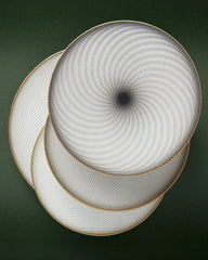 Raynaud Oskar coupe dessert plate in Limoges porcelain - Buy now on ShopDecor - Discover the best products by RAYNAUD design