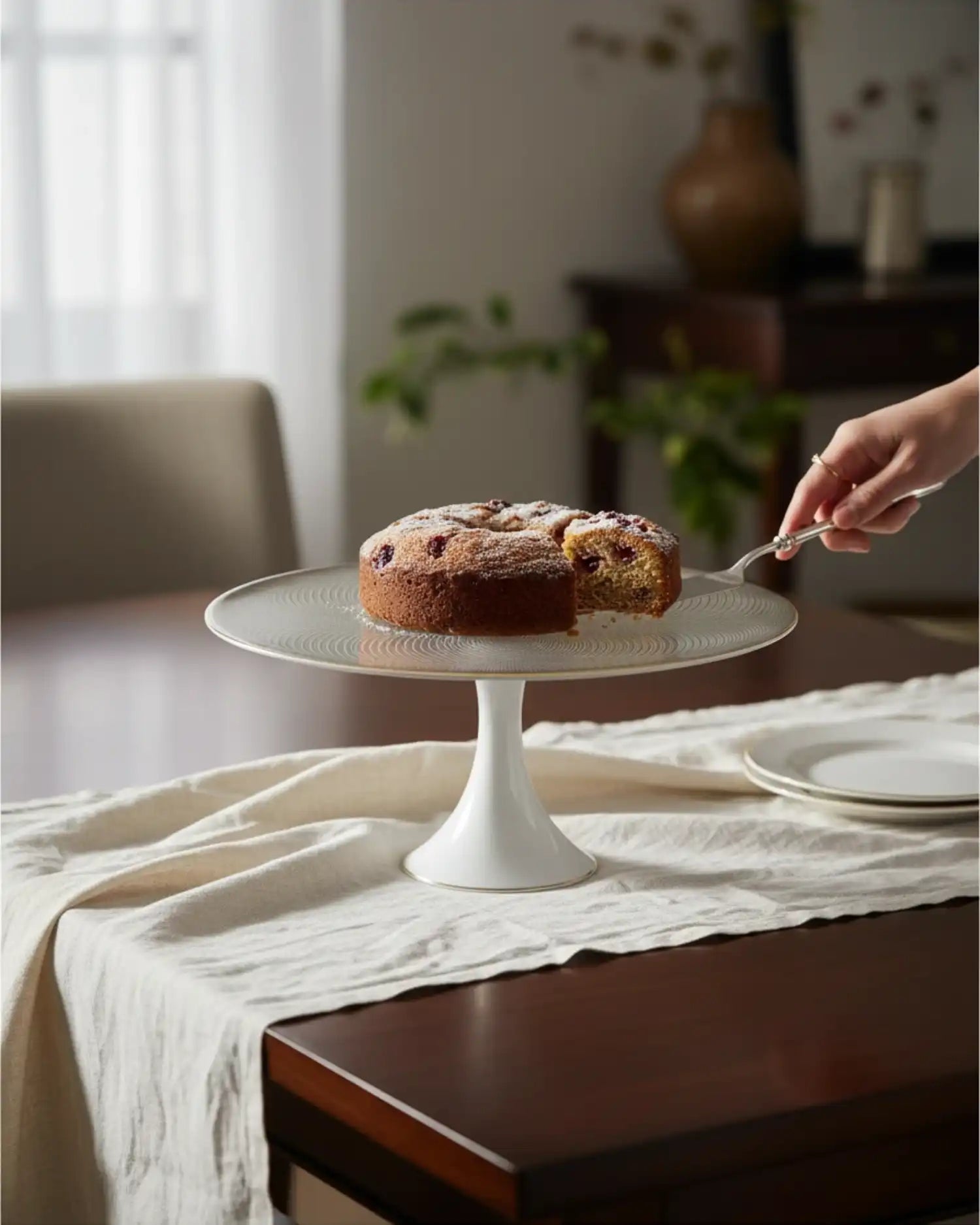 Raynaud Oskar petit four stand in Limoges porcelain - Buy now on ShopDecor - Discover the best products by RAYNAUD design