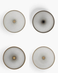 Raynaud Oskar set of 4 dessert plates with gift box in Limoges porcelain featuring 4 different designs ∅ 22 cm - Buy now on ShopDecor - Discover the best products by RAYNAUD design