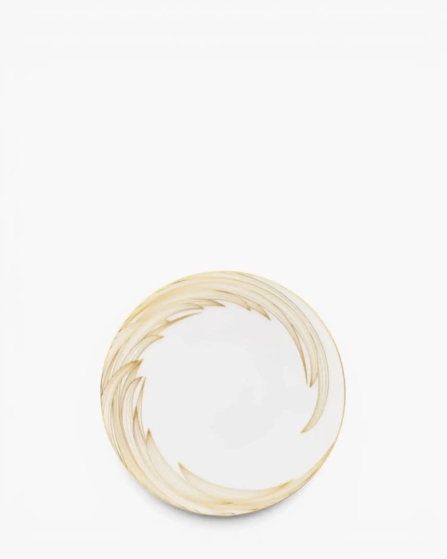 Raynaud Phénix coupe dinner plate in Limoges porcelain with gold decoration ∅ 22 cm - Buy now on ShopDecor - Discover the best products by RAYNAUD design