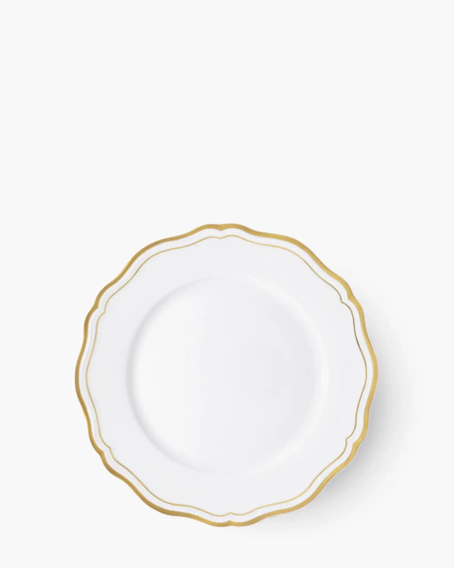 Raynaud Polka rim dinner plate in Limoges porcelain Gold ∅ 27 cm - Buy now on ShopDecor - Discover the best products by RAYNAUD design